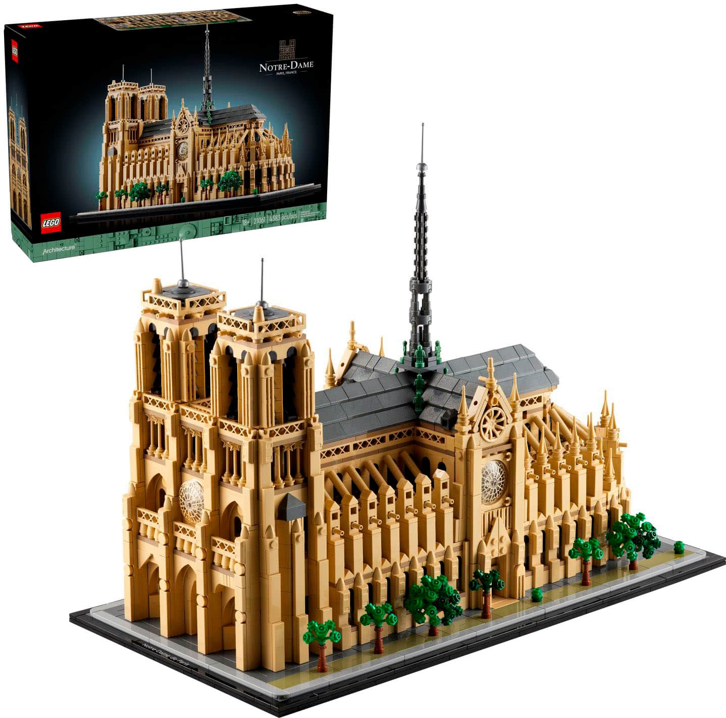 LEGO - Architecture Notre-Dame de Paris Replica Build and Display Set 21061 product image
