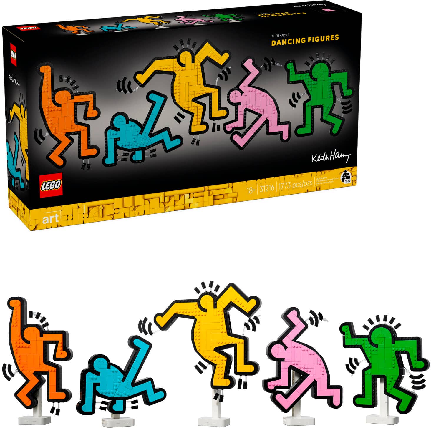 LEGO - Art Keith Haring - Dancing Figures Building Set 31216 product image