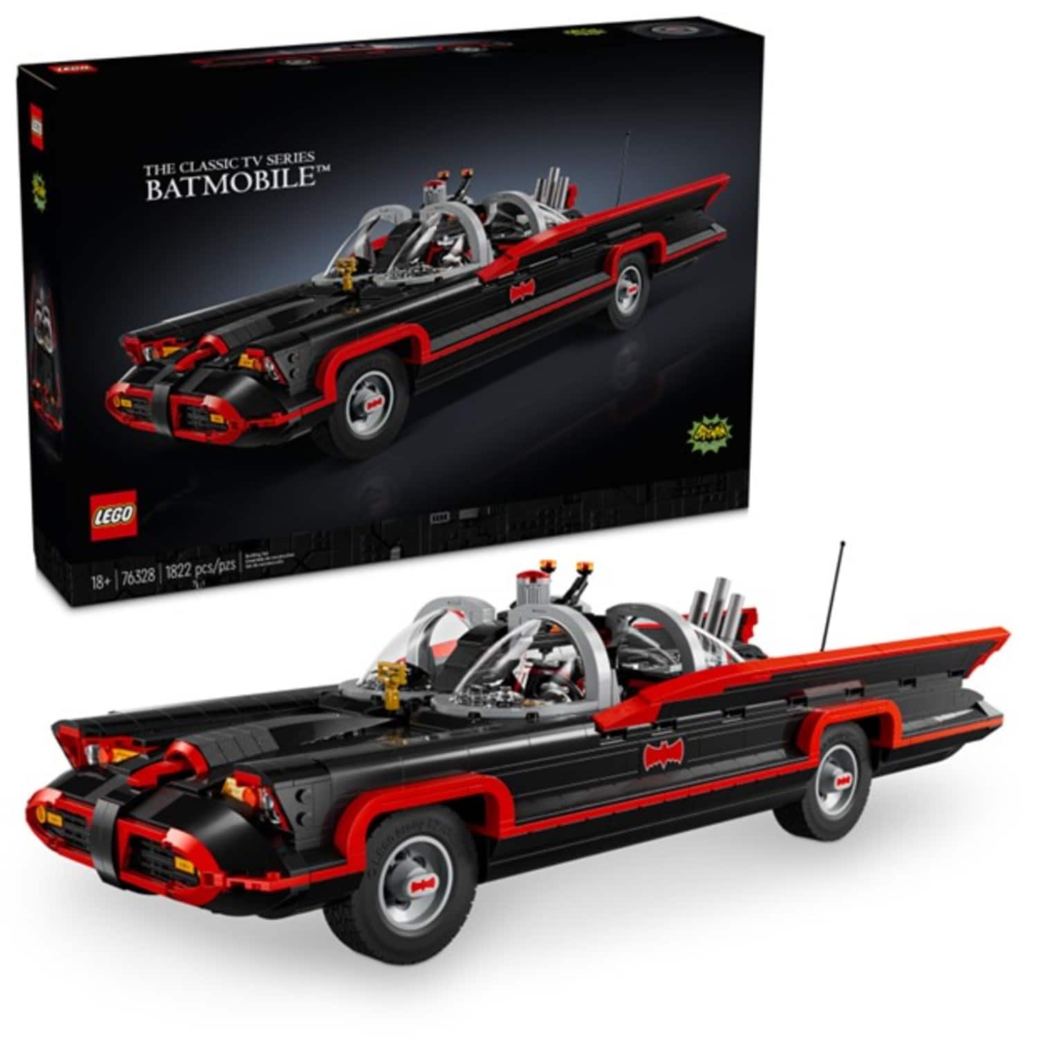 LEGO - DC Batman: The Classic TV Series Batmobile Set and DC Collectibles 76328 product image
