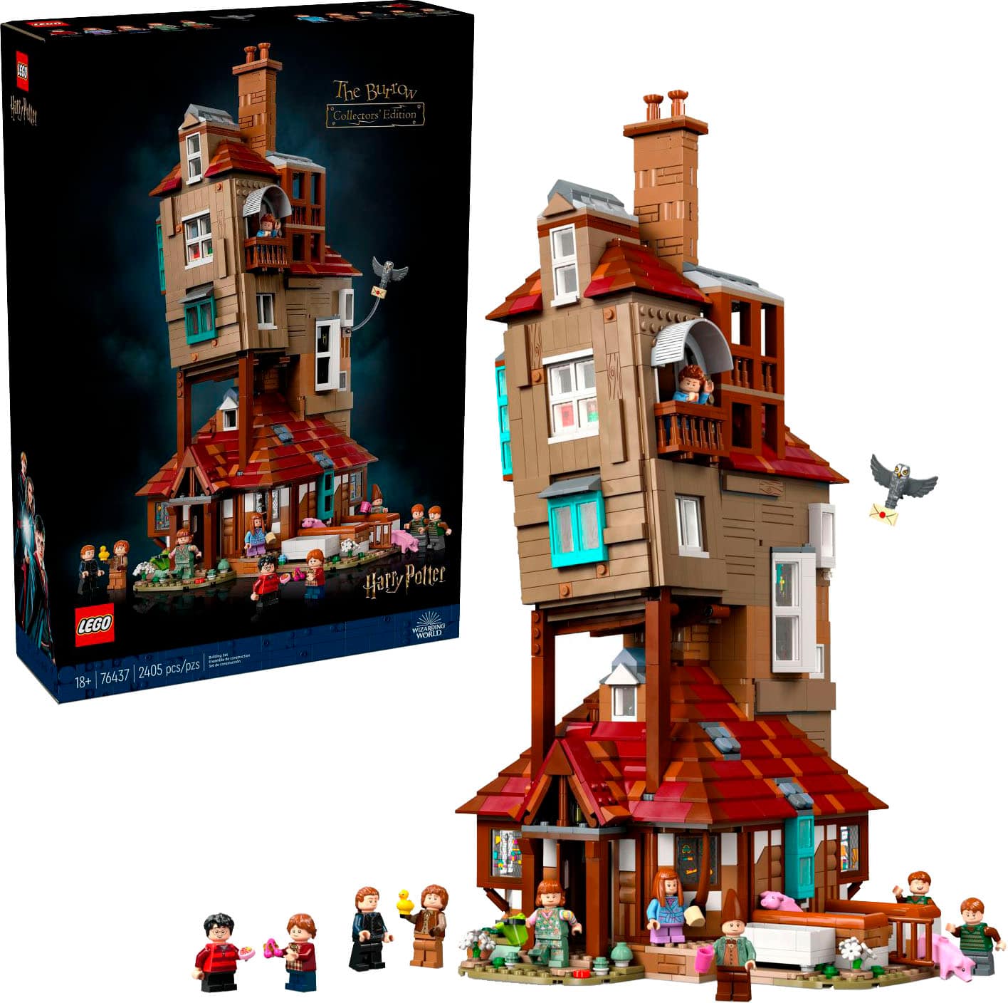 LEGO - Harry Potter The Burrow - Collectors’ Edition, Weasley House Building Set 76437 product image