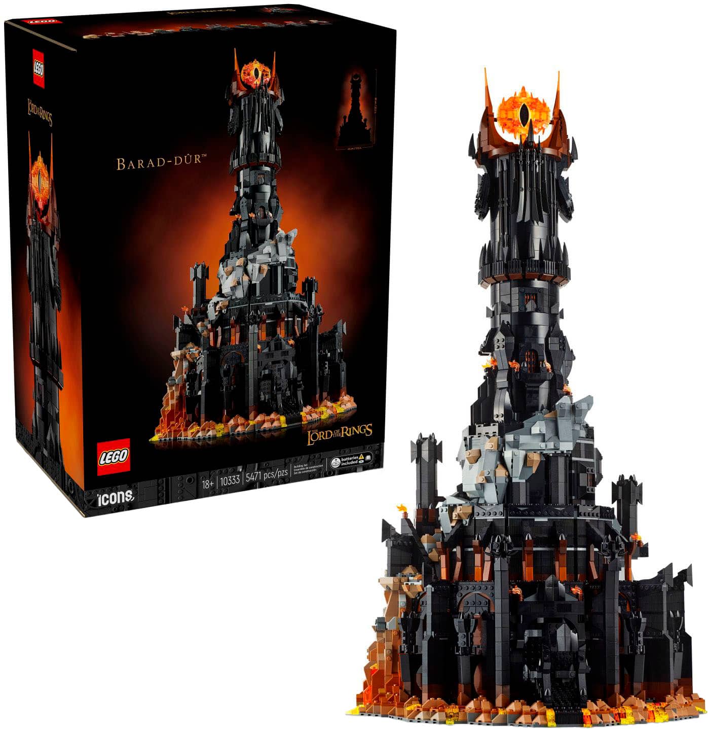 LEGO - Icons Lord of the Rings Barad-dûr Building Set 10333 product image