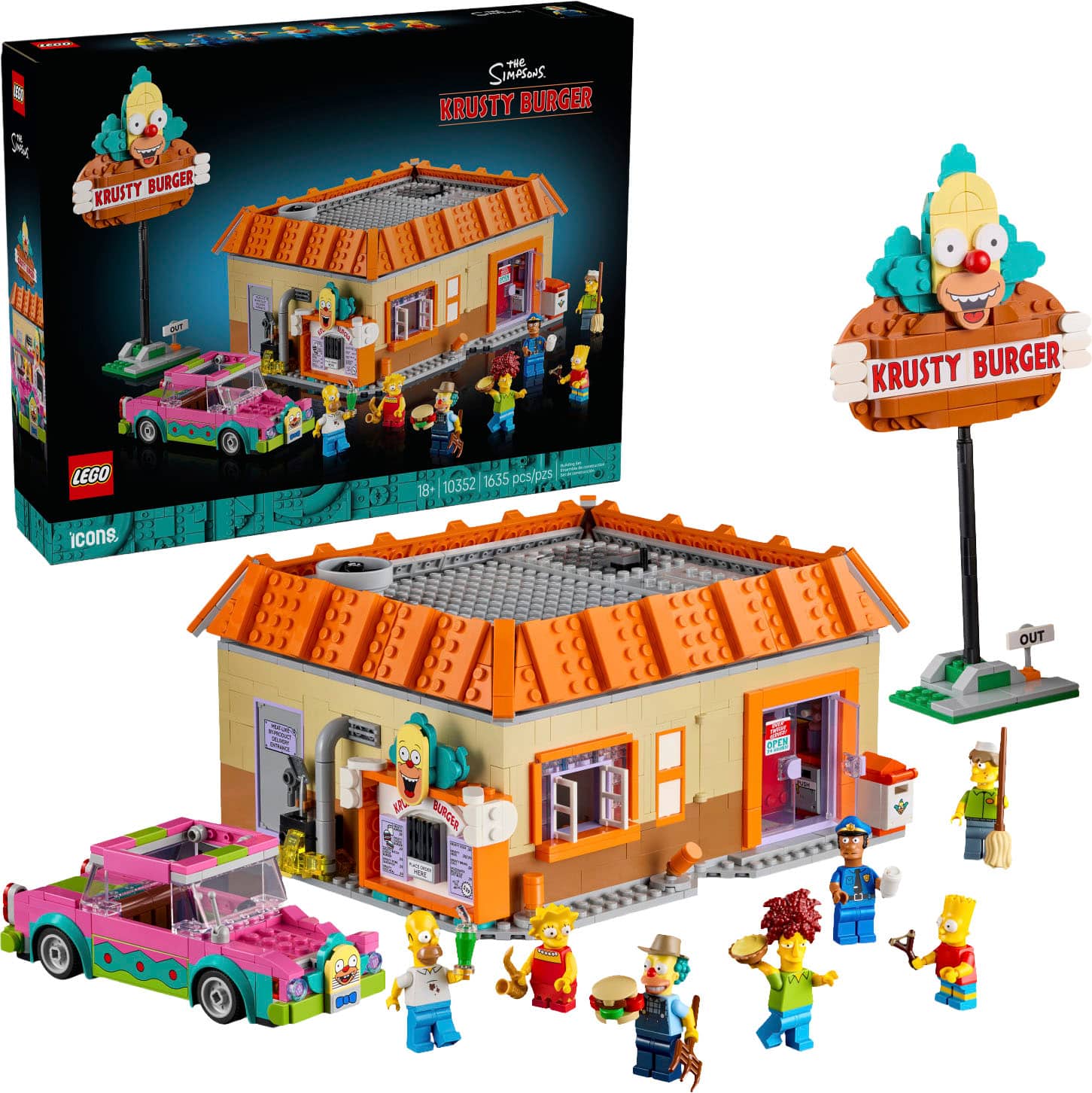LEGO - Icons The Simpsons: Krusty Burger 10352 product image