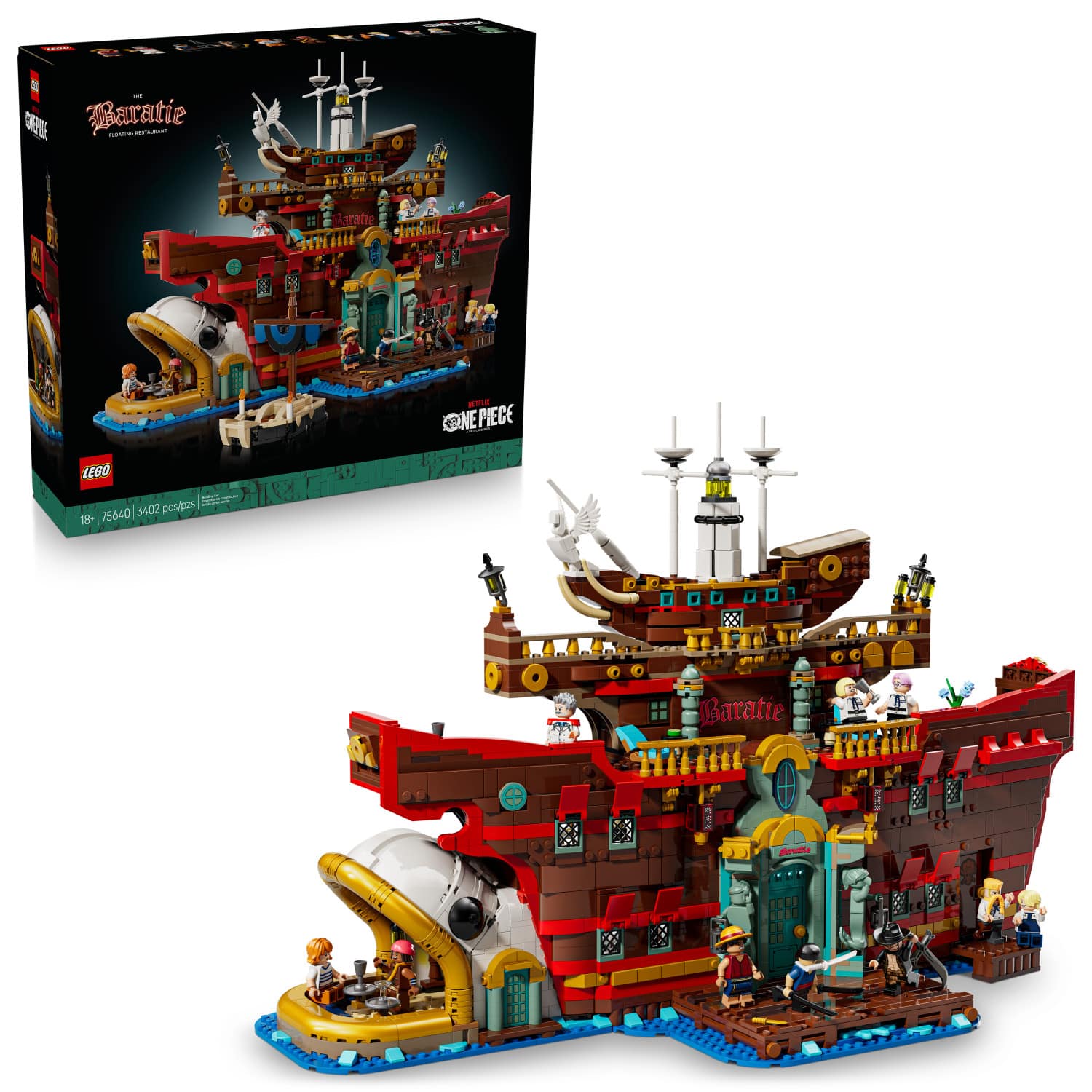LEGO - ONE PIECE The Baratie Floating Restaurant 75640 product image