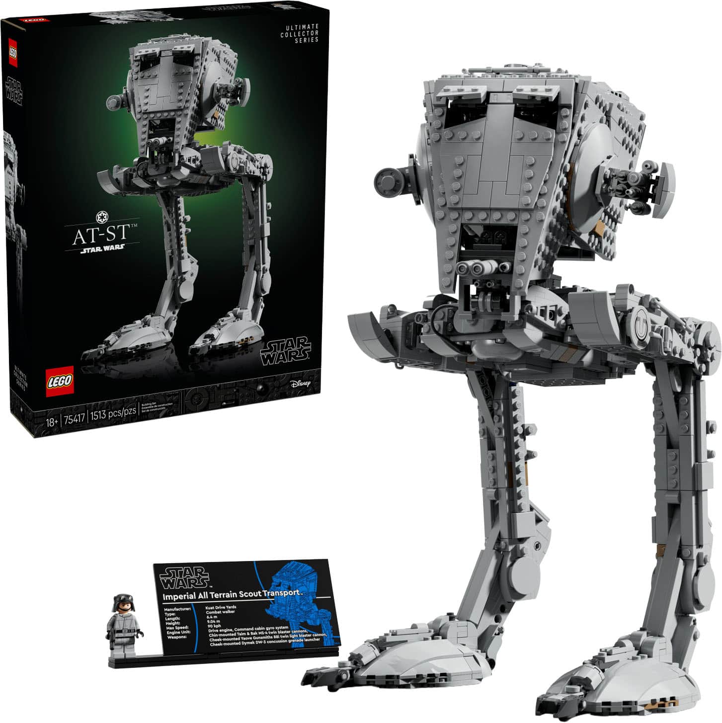 LEGO - Star Wars AT-ST Walker Building Set 75417 product image