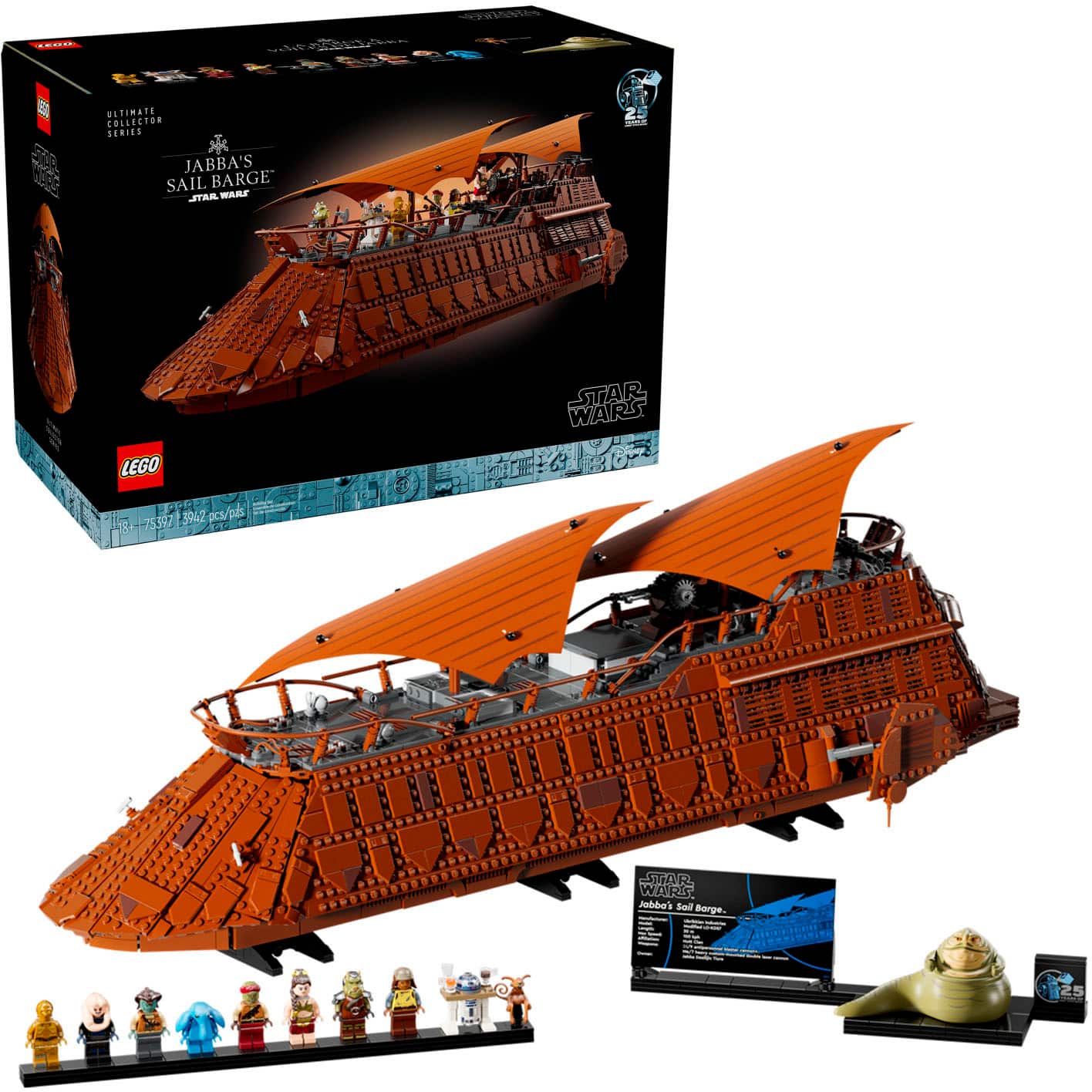 LEGO - Star Wars: Return of the Jedi Jabba's Sail Barge Building Set for Adults 75397 product image