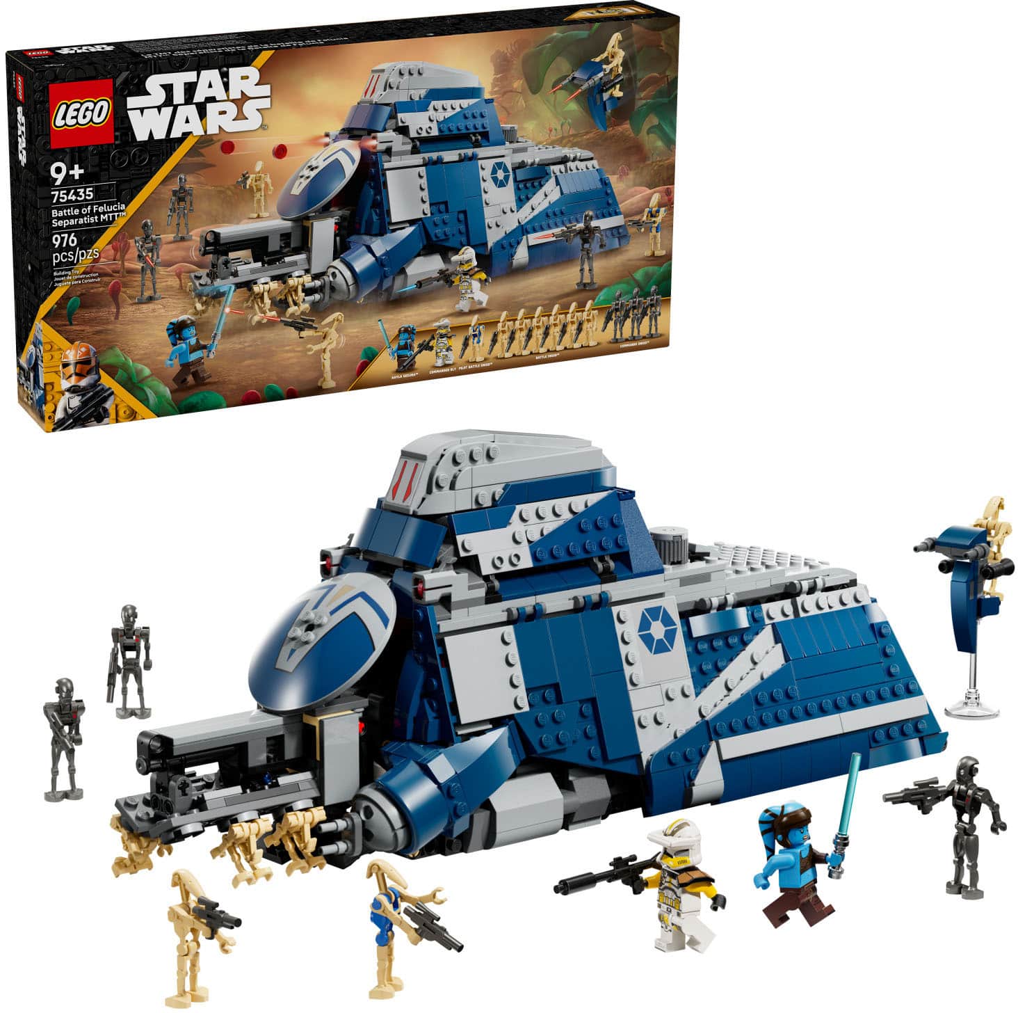 LEGO - Star Wars: The Clone Wars Battle of Felucia Separatist MTT 75435 product image