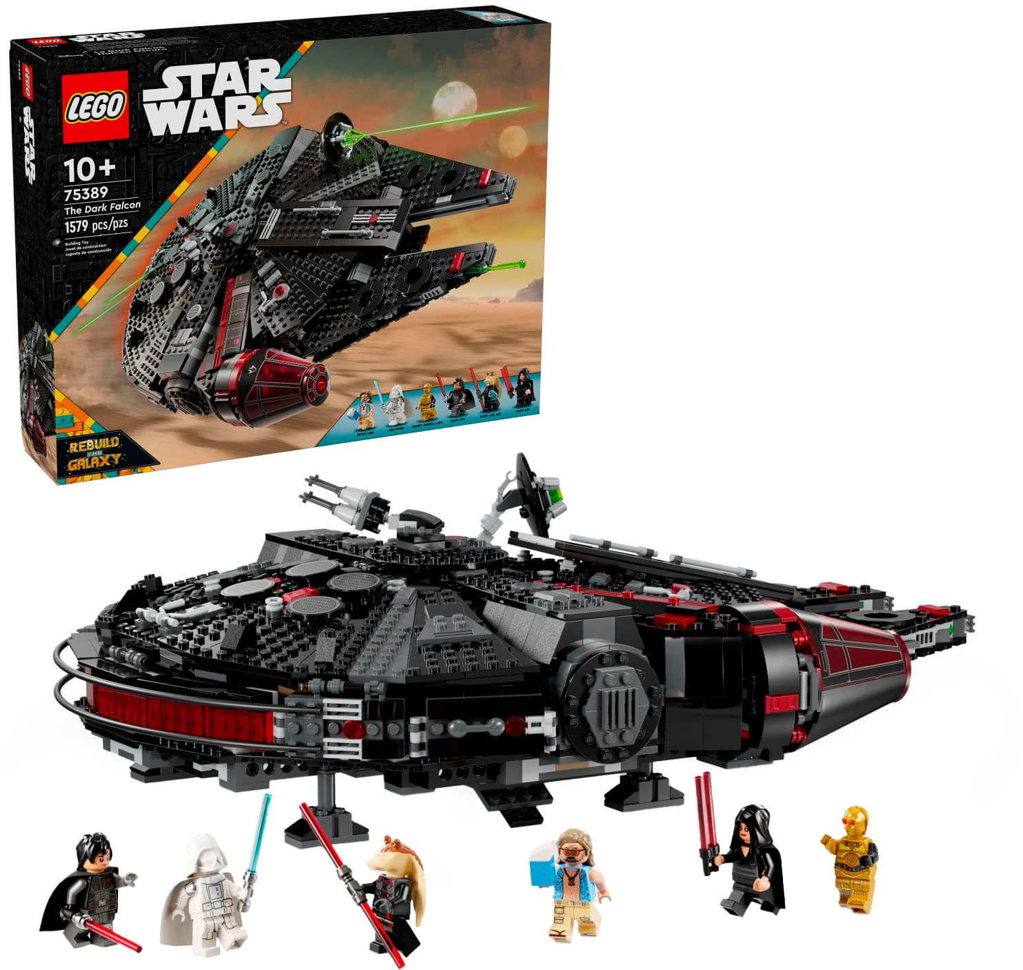 LEGO - Star Wars The Dark Falcon Buildable Toy Vehicle 75389 - Multi product image