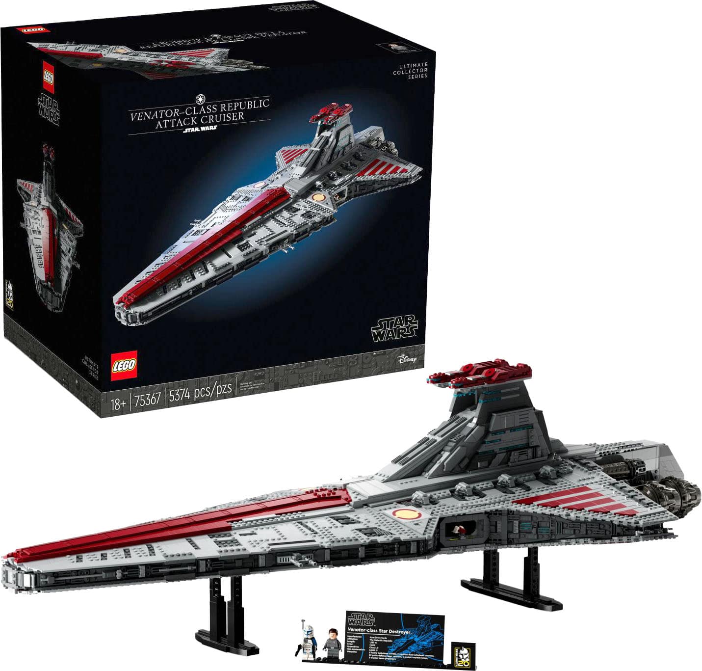 LEGO - Star Wars Venator-Class Republic Attack Cruiser Building Set 75367 - Multi product image