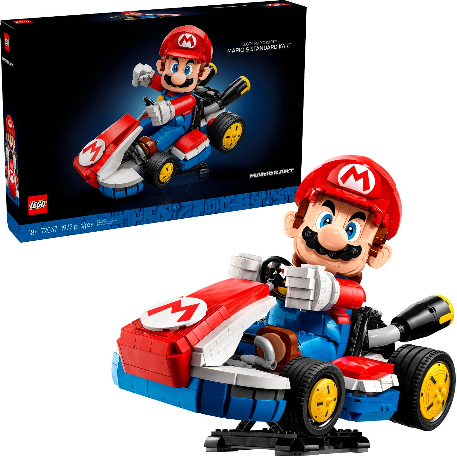 LEGO - Super Mario: Mario Kart - Mario & Standard Kart 72037 product image