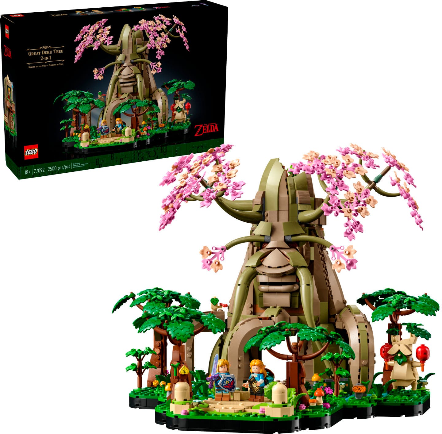 LEGO - The Legend of Zelda Great Deku Tree 2in1 Building Set for Adults 77092 product image