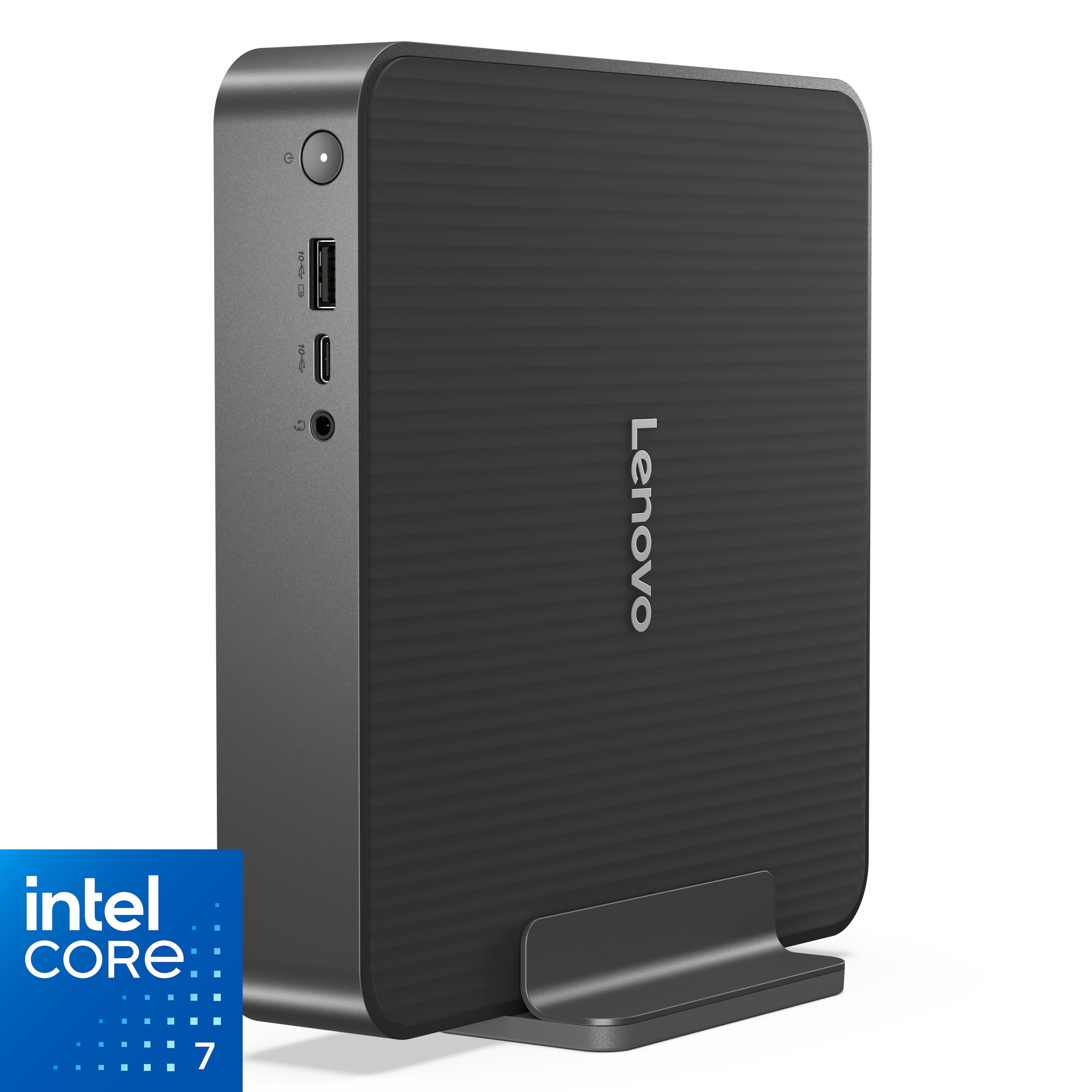 Lenovo - IdeaCentre Mini Desktop - Intel Core 7 Processor 240H - 16GB Memory - 512GB SSD - Luna Grey product image