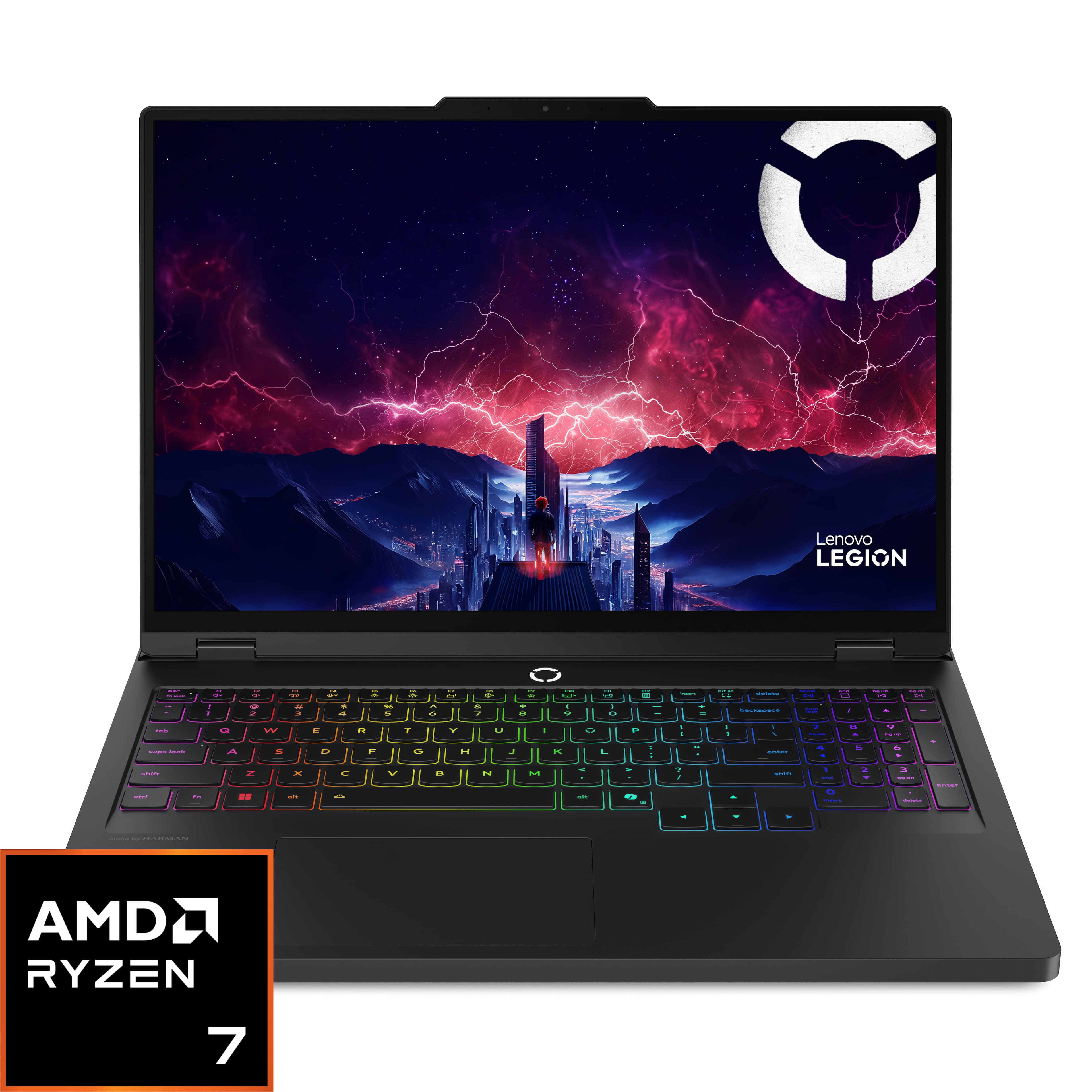 Lenovo - Legion Pro 5 16" 2.5K OLED Gaming Laptop - AMD Ryzen 7 8745HX 2025 - 32GB RAM - NVIDIA GeForce RTX 5060 - 1TB SSD -…