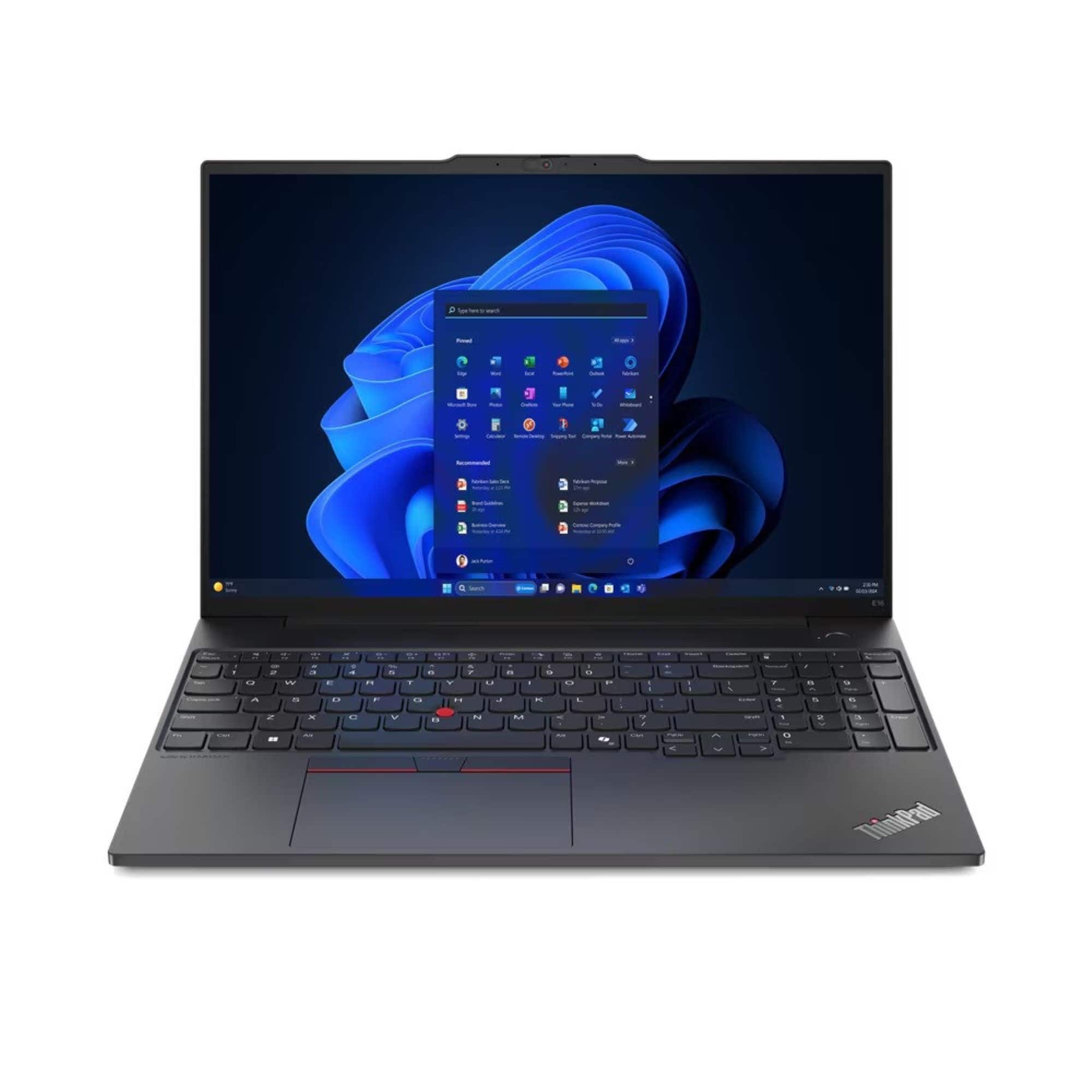 Lenovo - ThinkPad E16 Gen 2 16" Touch-Screen Laptop - AMD Ryzen 7 with 16GB Memory - 512GB SSD - Black product image