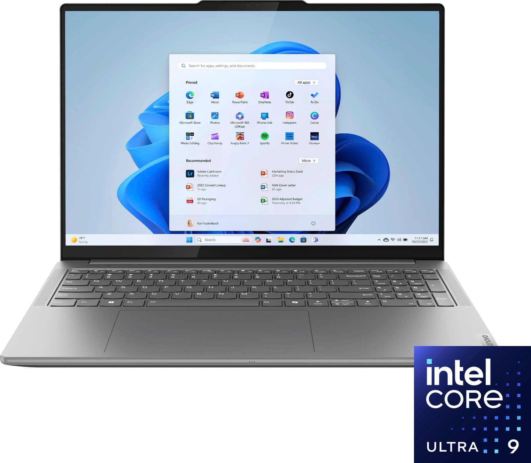 Lenovo - Yoga Pro 9i 16" 3.2K Mini LED Touchscreen Laptop - Intel Core Ultra 9 - 32GB Memory - NVIDIA GeForce RTX 4060 - 1TB…