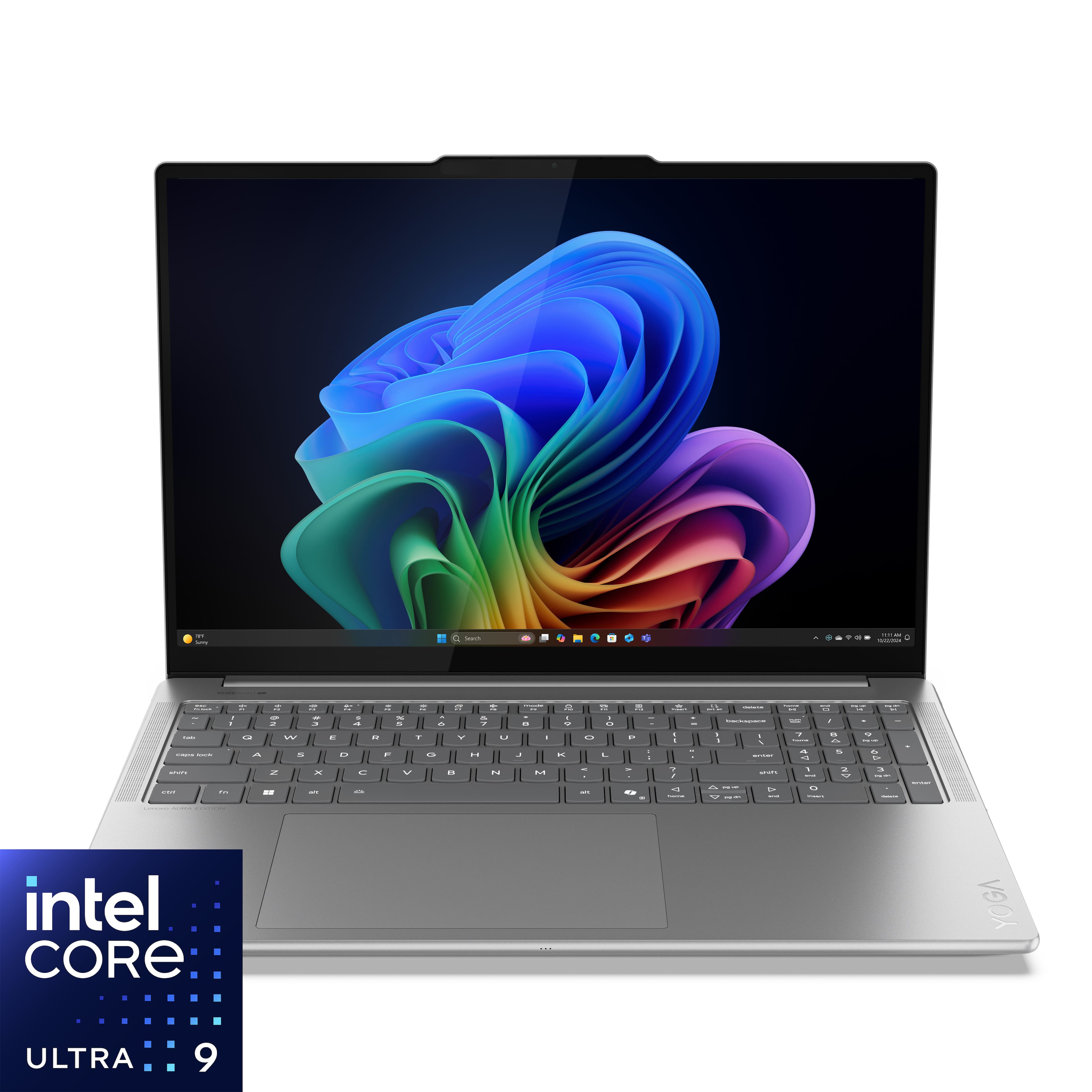 Lenovo - Yoga Pro 9i Aura Edition 16" 3.2K OLED Laptop - Intel Core Ultra 9 285H 2025 - NVIDIA GeForce RTX 5060 - 32GB RAM -…