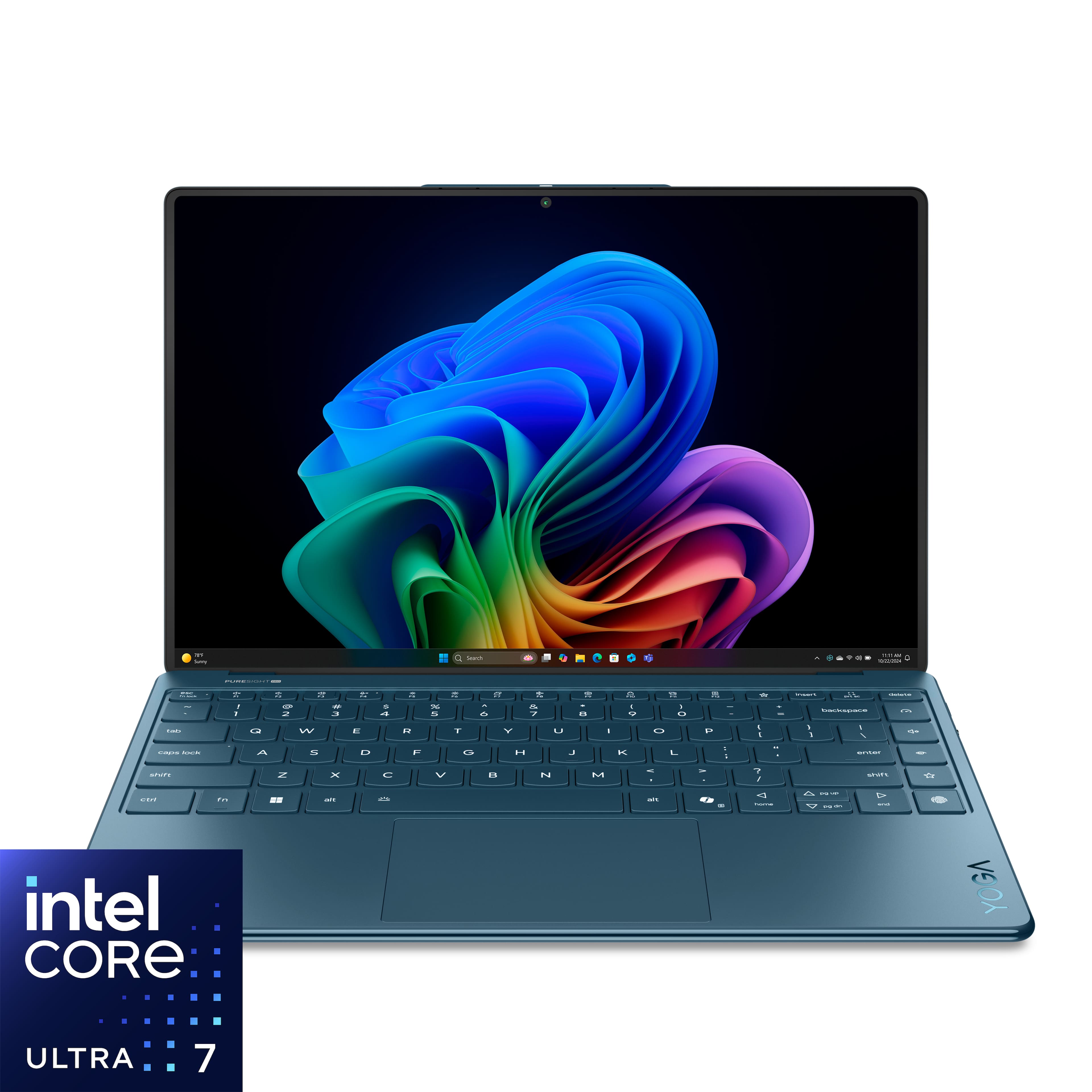 Lenovo - Yoga Slim 9i - Copilot+ PC - 14" 4K 120Hz OLED Touchscreen Laptop - Intel Core Ultra 7 258V 2024 - 32GB RAM - 1TB S…