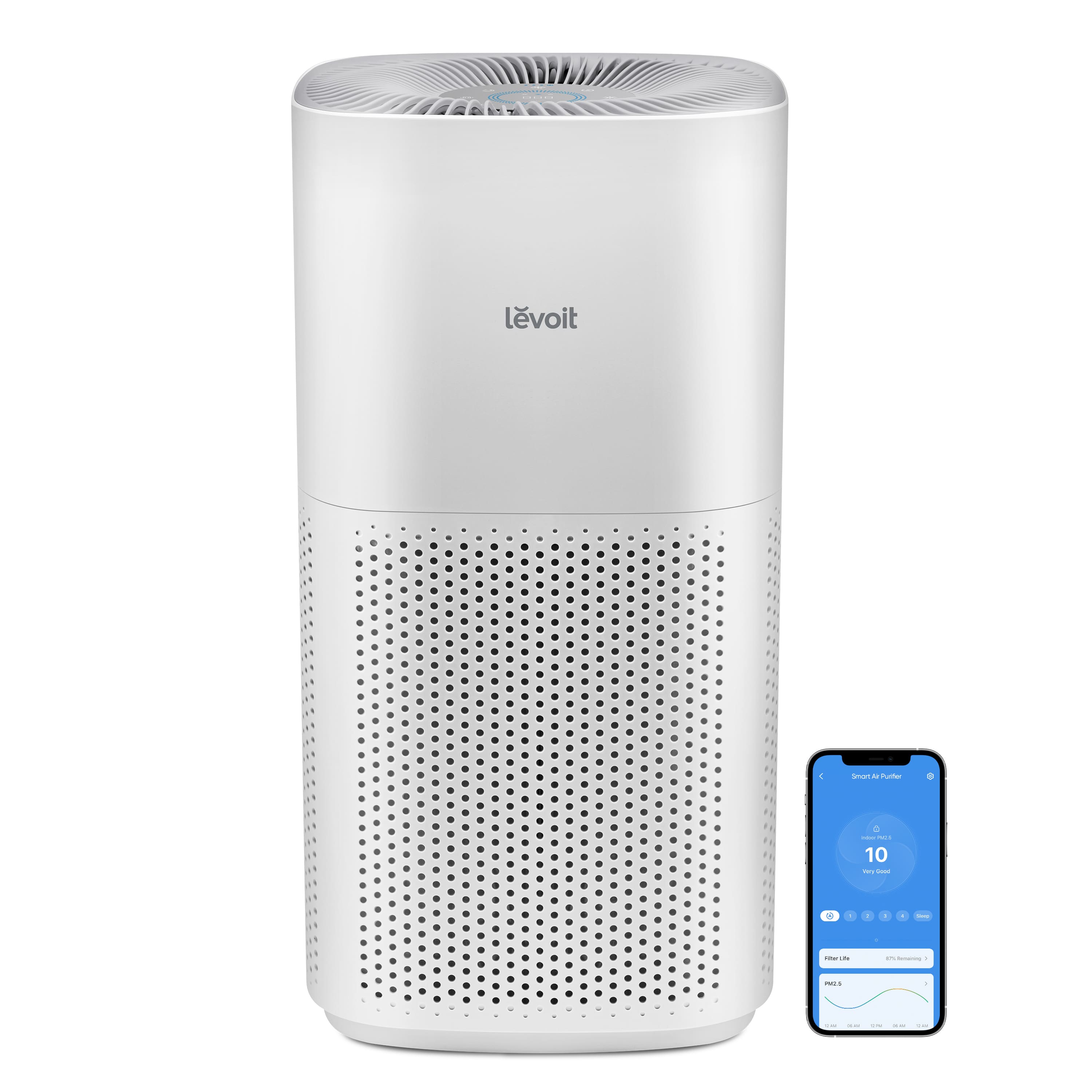 Levoit - PlasmaPro 600S-P Smart Air Purifier - White product image