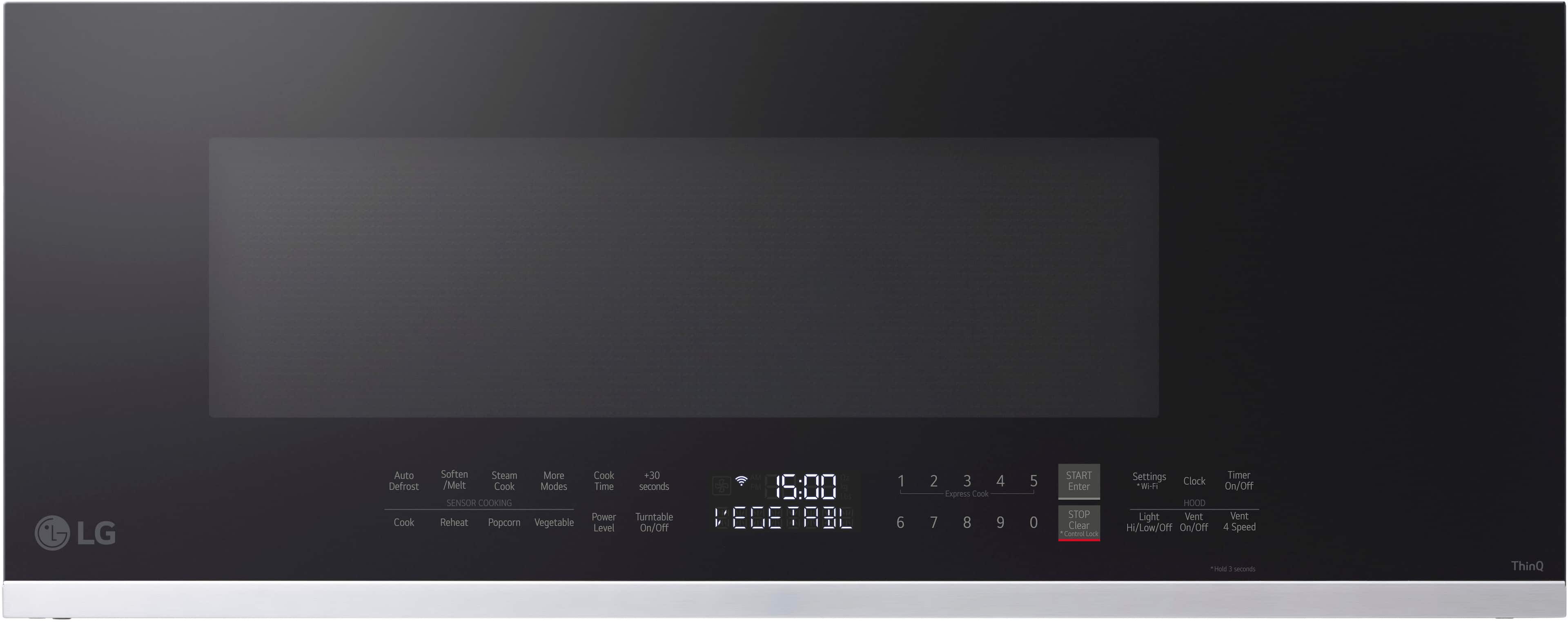 LG - 1.3 Cu. Ft. Low-Profile Over-The-Range Microwave with Sensor Cook and Zero Clearance Door - Black product image