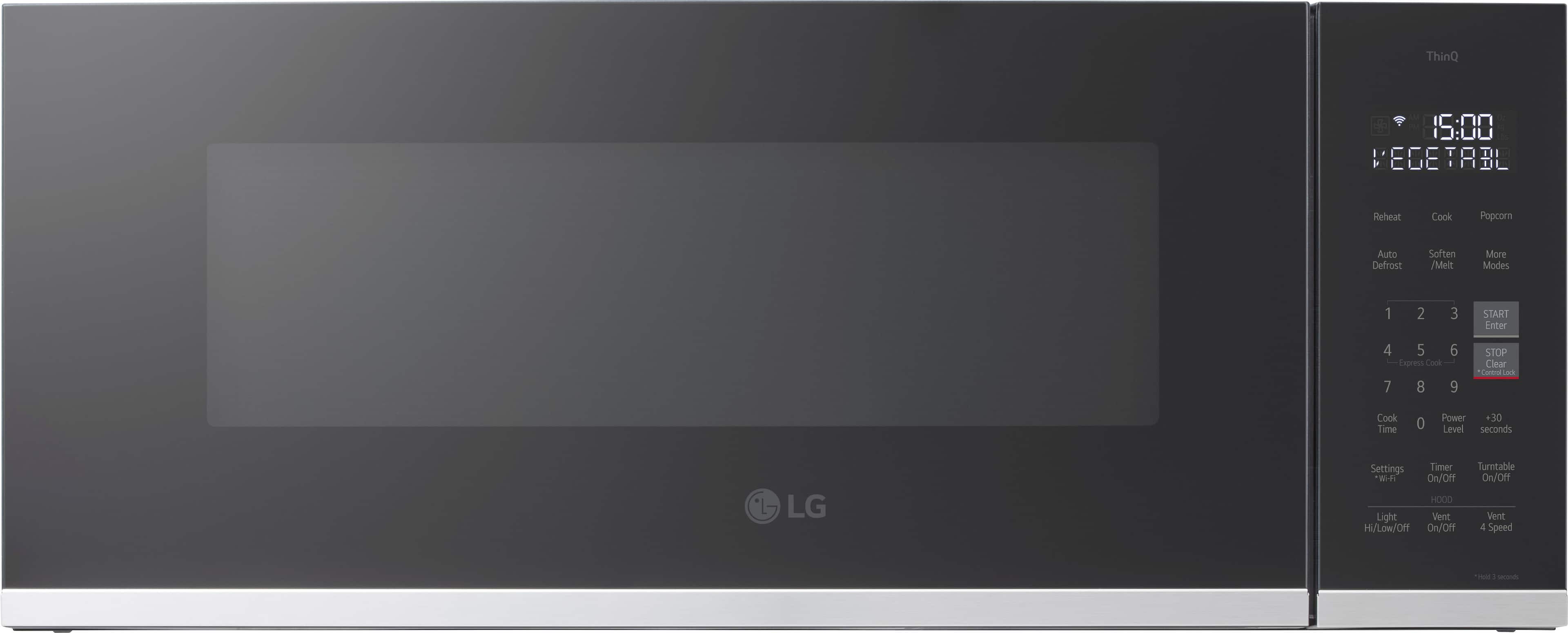 LG - 1.3 Cu. Ft. Low-Profile Over-The-Range Microwave with Zero Clearance Door - Black product image