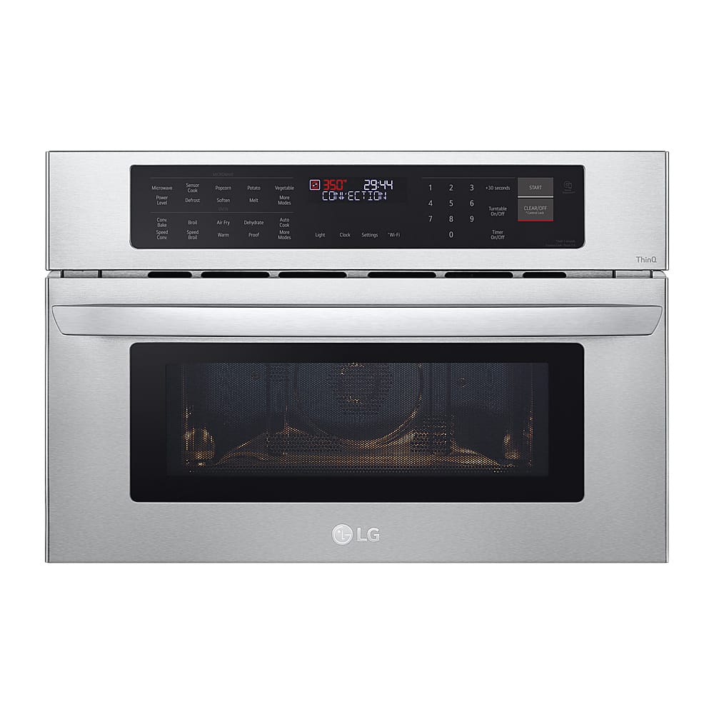 LG - 1.7 Cu. Ft. Convection Built-In Smart Microwave with Sensor Cooking and Air Fry - Stainless Steel product image