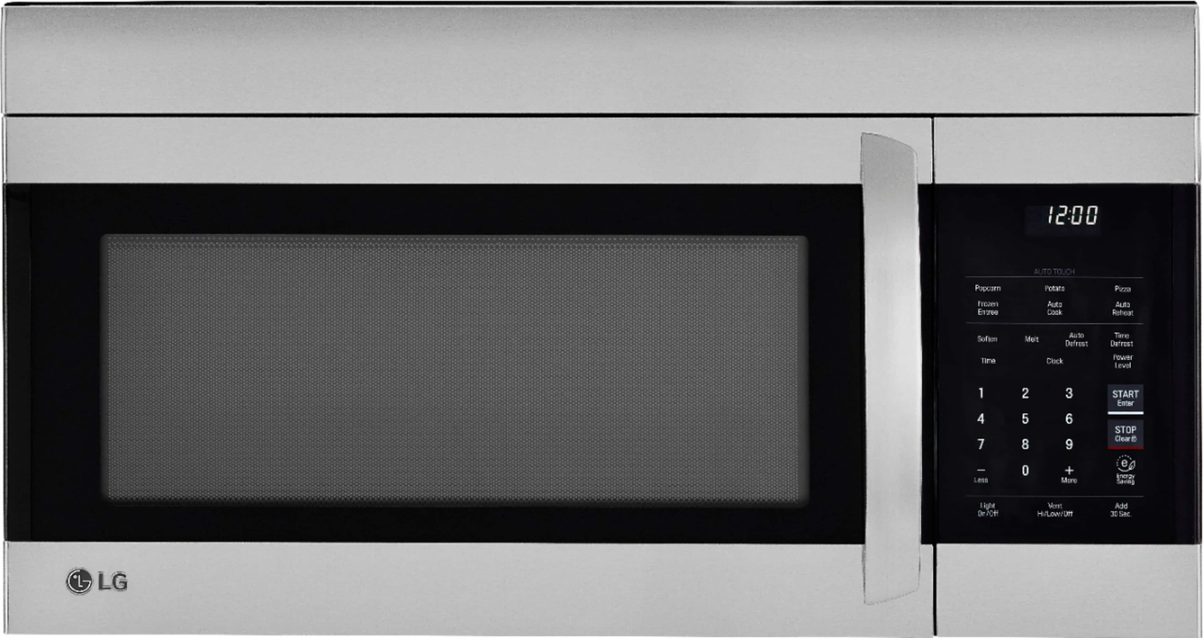LG - 1.7 Cu. Ft. Over-the-Range Microwave with EasyClean - Stainless Steel product image