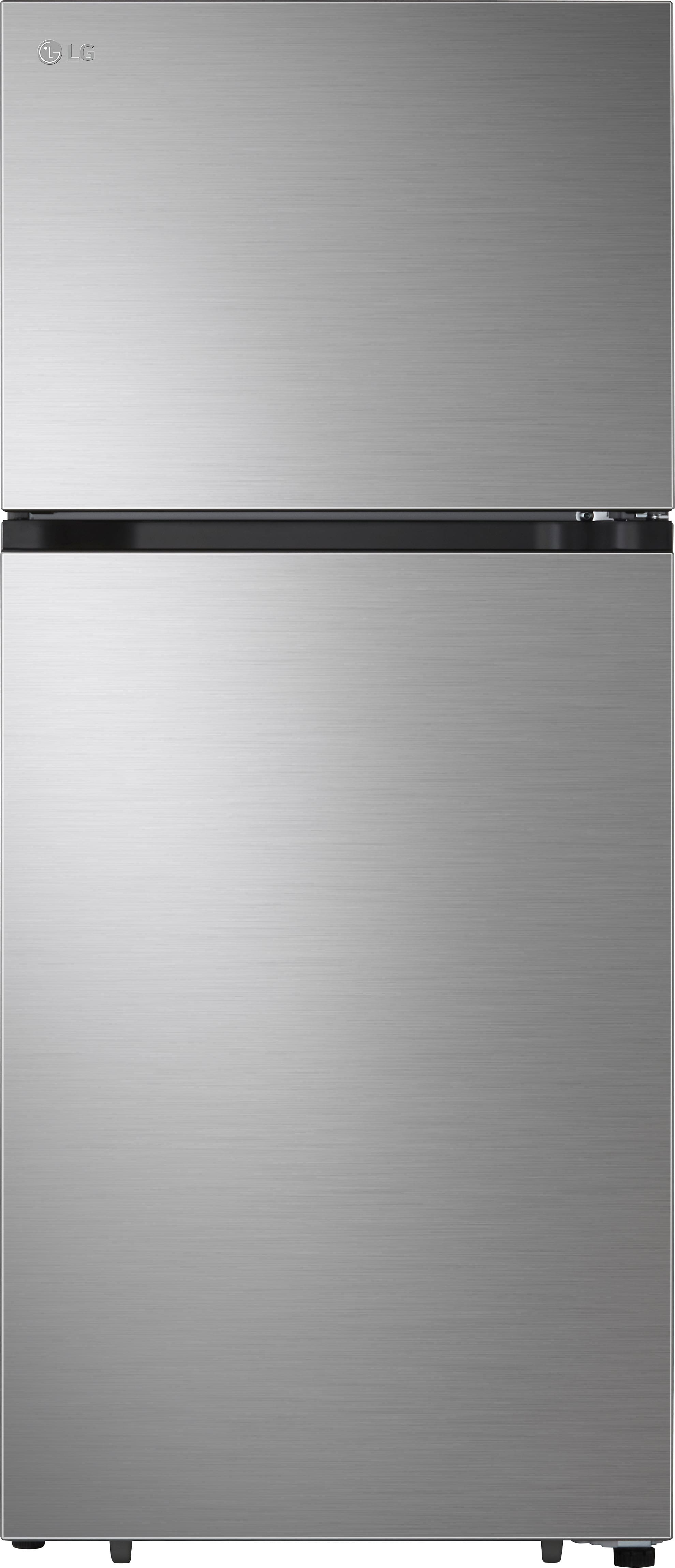 LG - 17.5 Cu. Ft. Garage Ready Top-Freezer Refrigerator with Reversible Doors - Stainless Steel product image