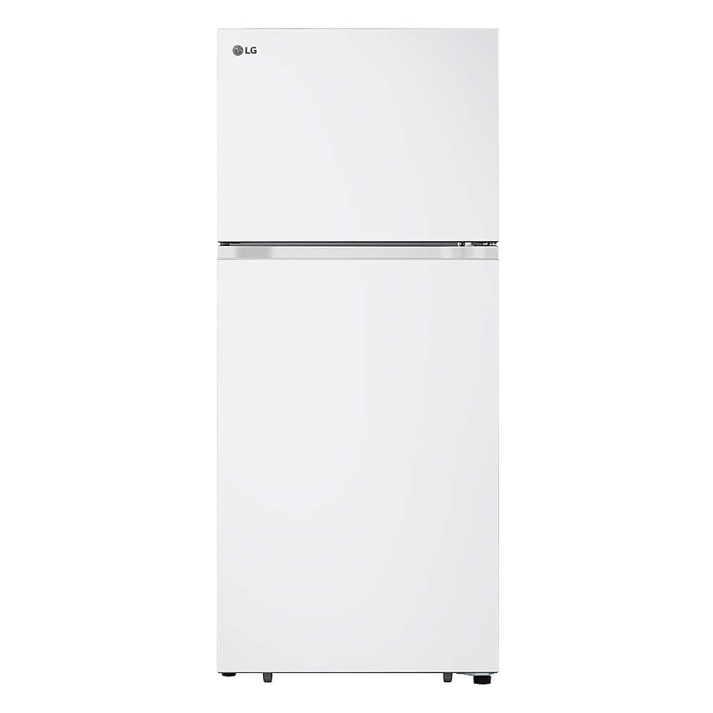 LG - 17.5 Cu. Ft. Garage Ready Top-Freezer Refrigerator with Reversible Doors - White product image