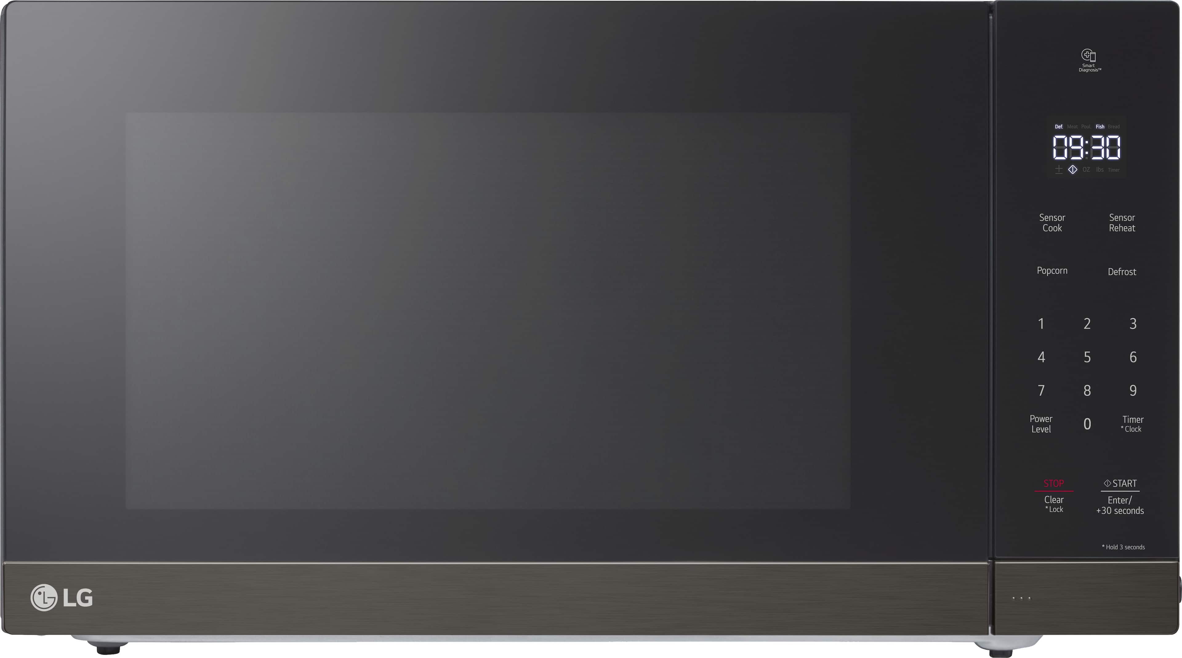 LG - 2.0 Cu. Ft. Countertop Microwave with Sensor Cooking and Smart Inverter - Black Stainless Steel product image