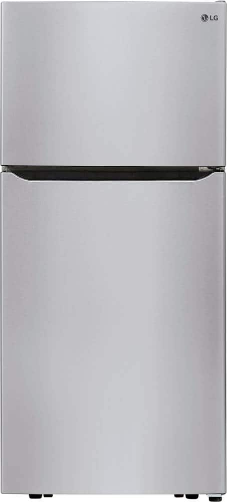 LG - 20.2 Cu. Ft. Top-Freezer Refrigerator - Stainless Steel product image