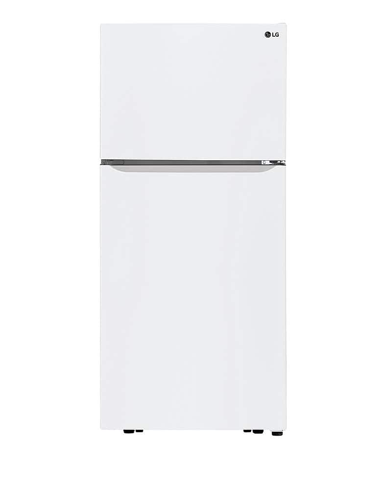 LG - 20.2 Cu. Ft. Top-Freezer Refrigerator - White product image