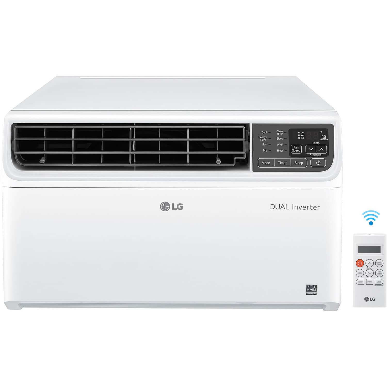 LG - 550 Sq. Ft. 12,000 BTU Smart Inverter Window Air Conditioner - White product image