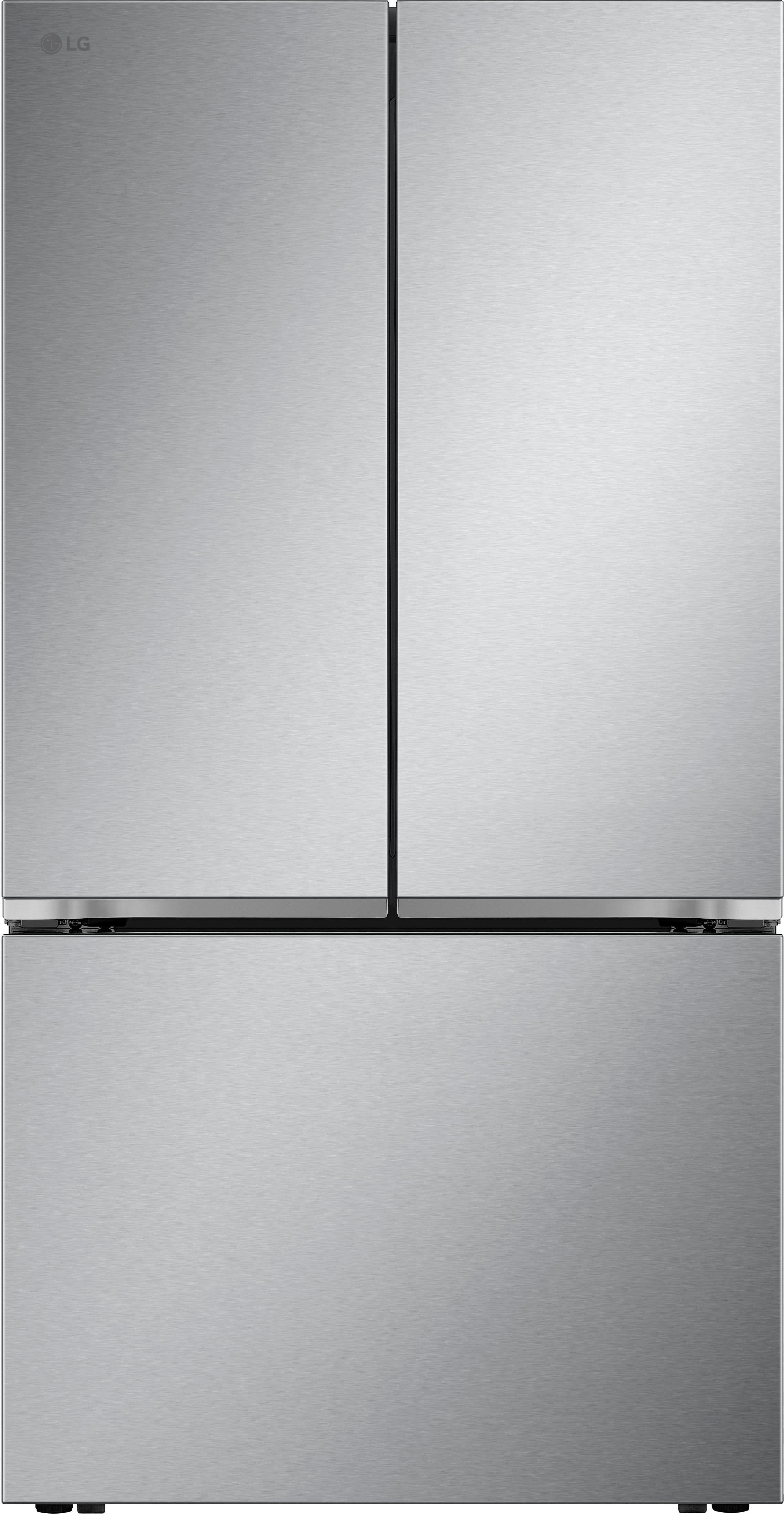 LG - Counter-Depth MAX 26.5 Cu. Ft. French Door Smart Refrigerator with Internal Water Dispenser - Stainless Steel product i…