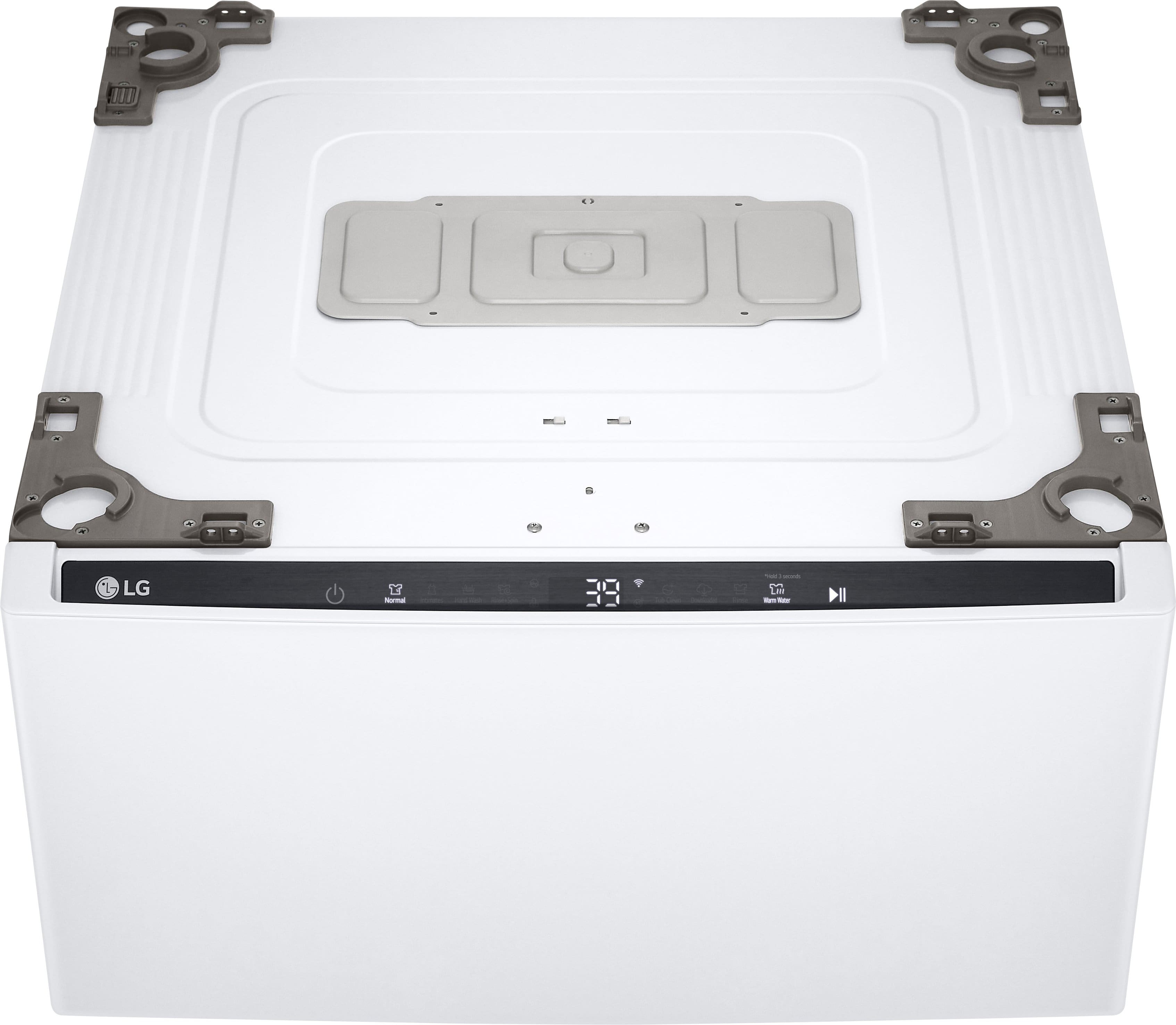 LG - SideKick 1.0 Cu. Ft. High-Efficiency Smart Top Load Pedestal Washer - White product image