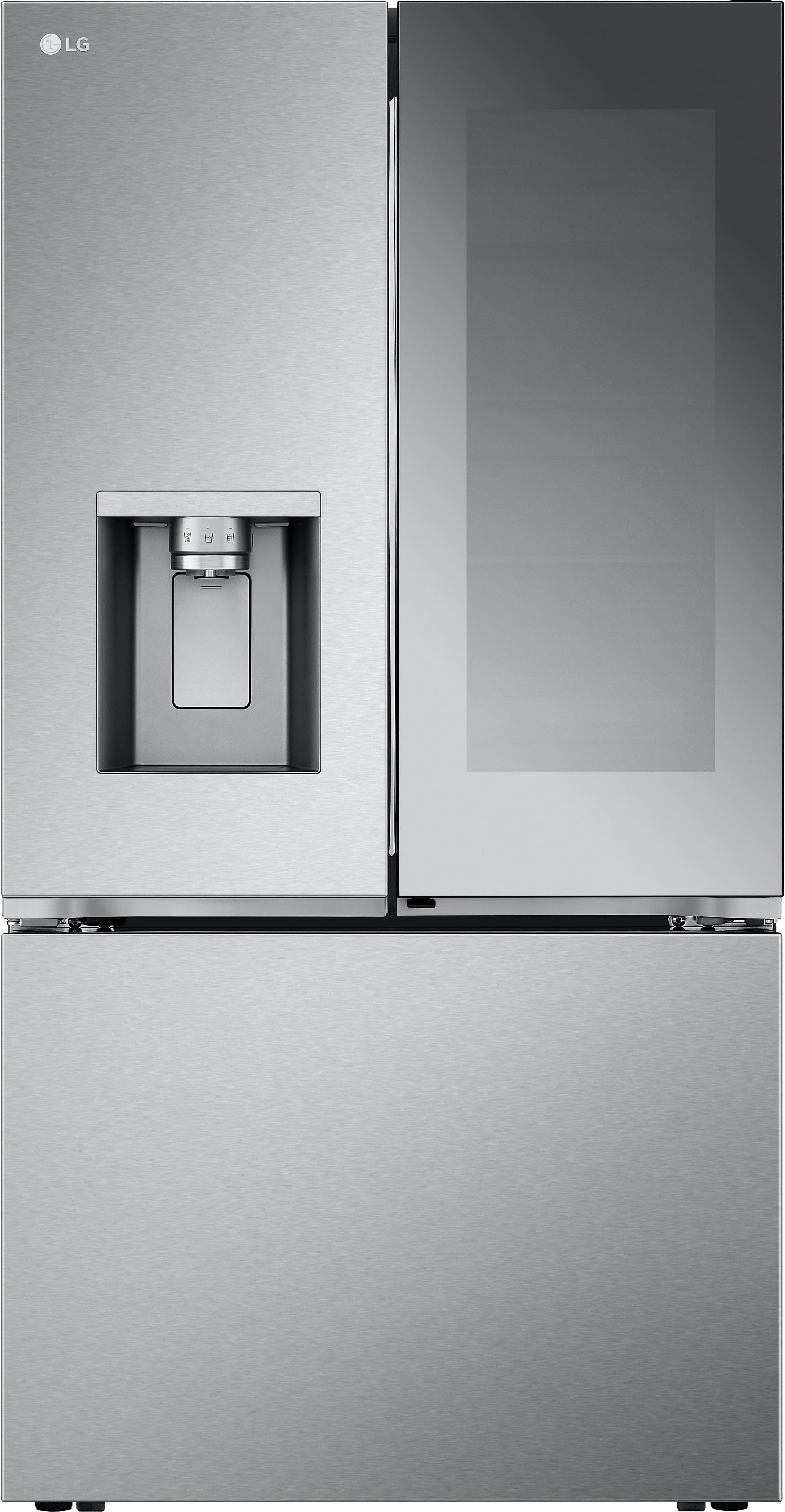 LG - Standard-Depth MAX 30.7 Cu. Ft. French Door-in-Door Smart Refrigerator with Craft Ice - Stainless Steel product image