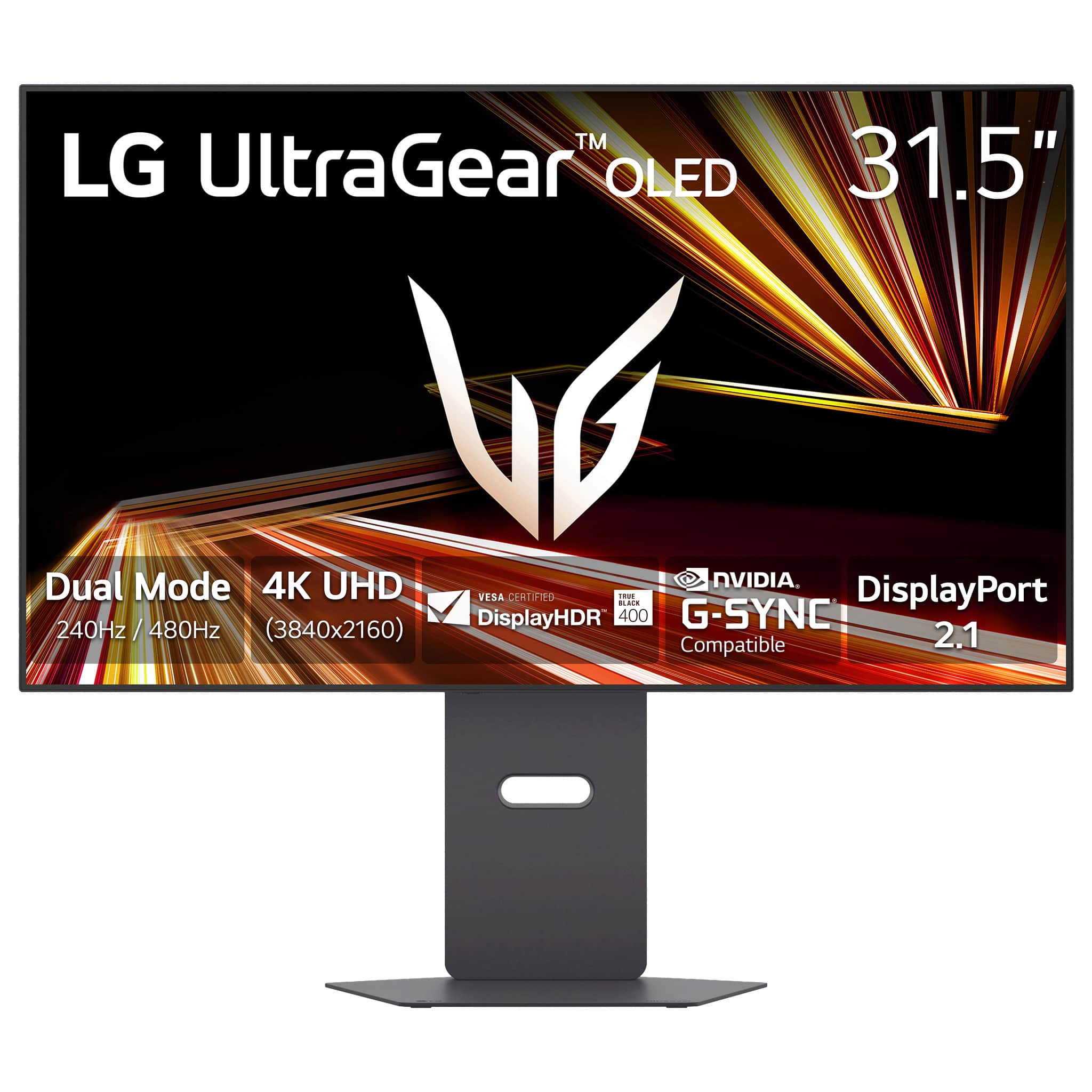LG - UltraGear 32" OLED Dual Mode (4K UHD 240Hz, FHD 480Hz) 0.03ms G-SYNC Compatible, AMD FreeSync Premium Pro Gaming Monito…