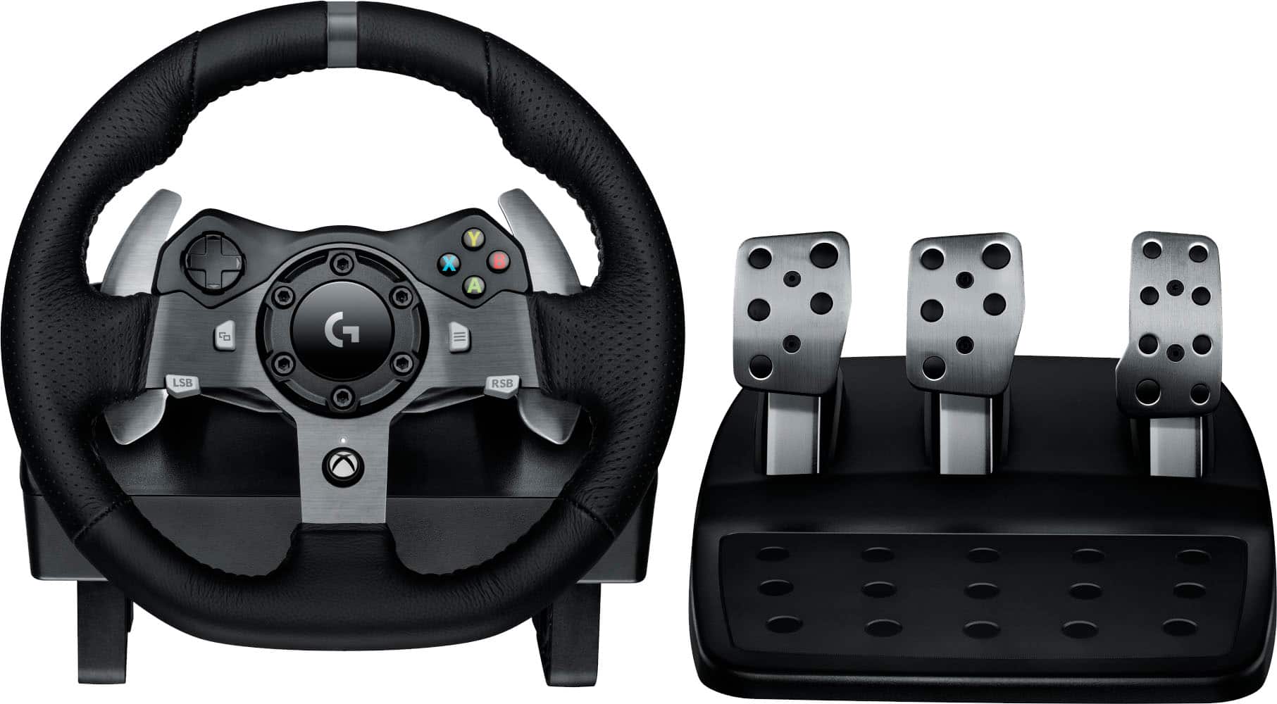 Logitech - G920 Driving Force Racing Wheel and Pedals for Xbox Series X|S, Xbox One, Windows & Mac - Black product image