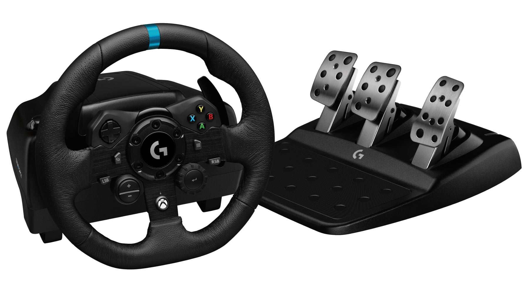 Logitech - G923 Racing Wheel and Pedals for Xbox Series X|S, Xbox One and PC - Black product image