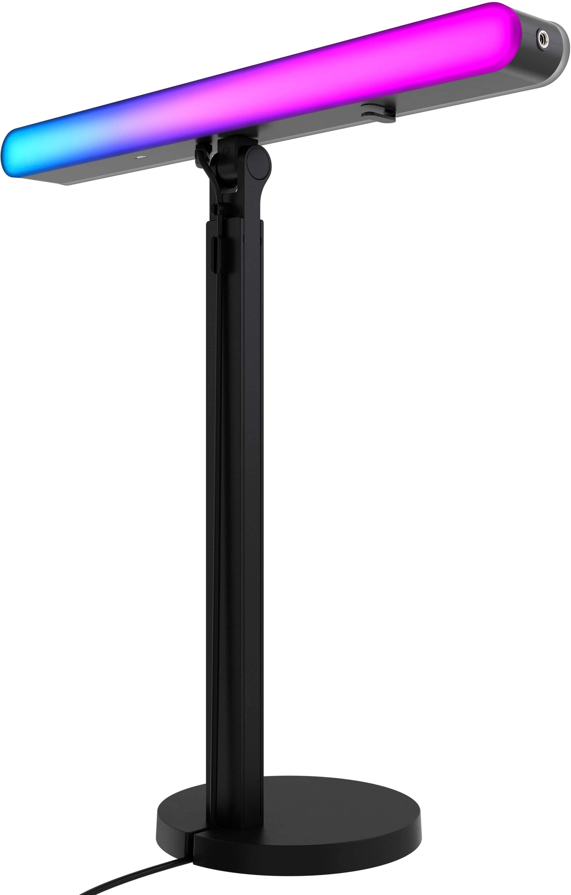 Logitech - Litra Beam LX Premium Dual-Sided RGB LED Streaming Light With TrueSoft for Streaming and Broadcasting - Black pro…