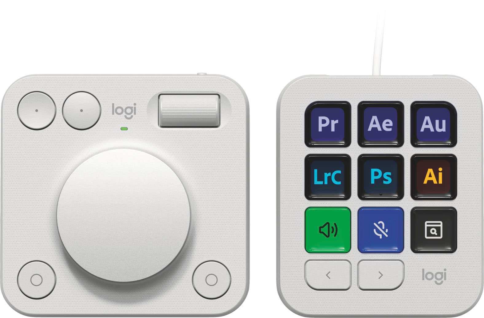 Logitech - MX Creative Console Programmable Keypad with 9 Customizable Keys & Control Dial for Graphic Design, Video Editing…