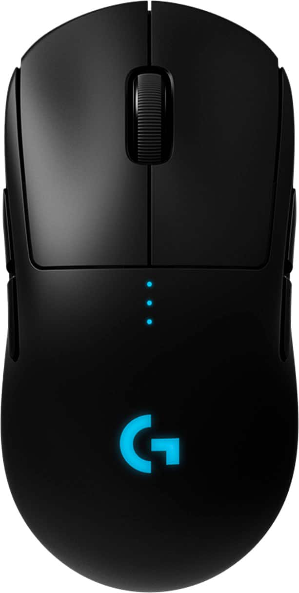 Logitech - PRO Lightweight Wireless Optical Ambidextrous Gaming Mouse with RGB Lighting - Wireless - Black product image