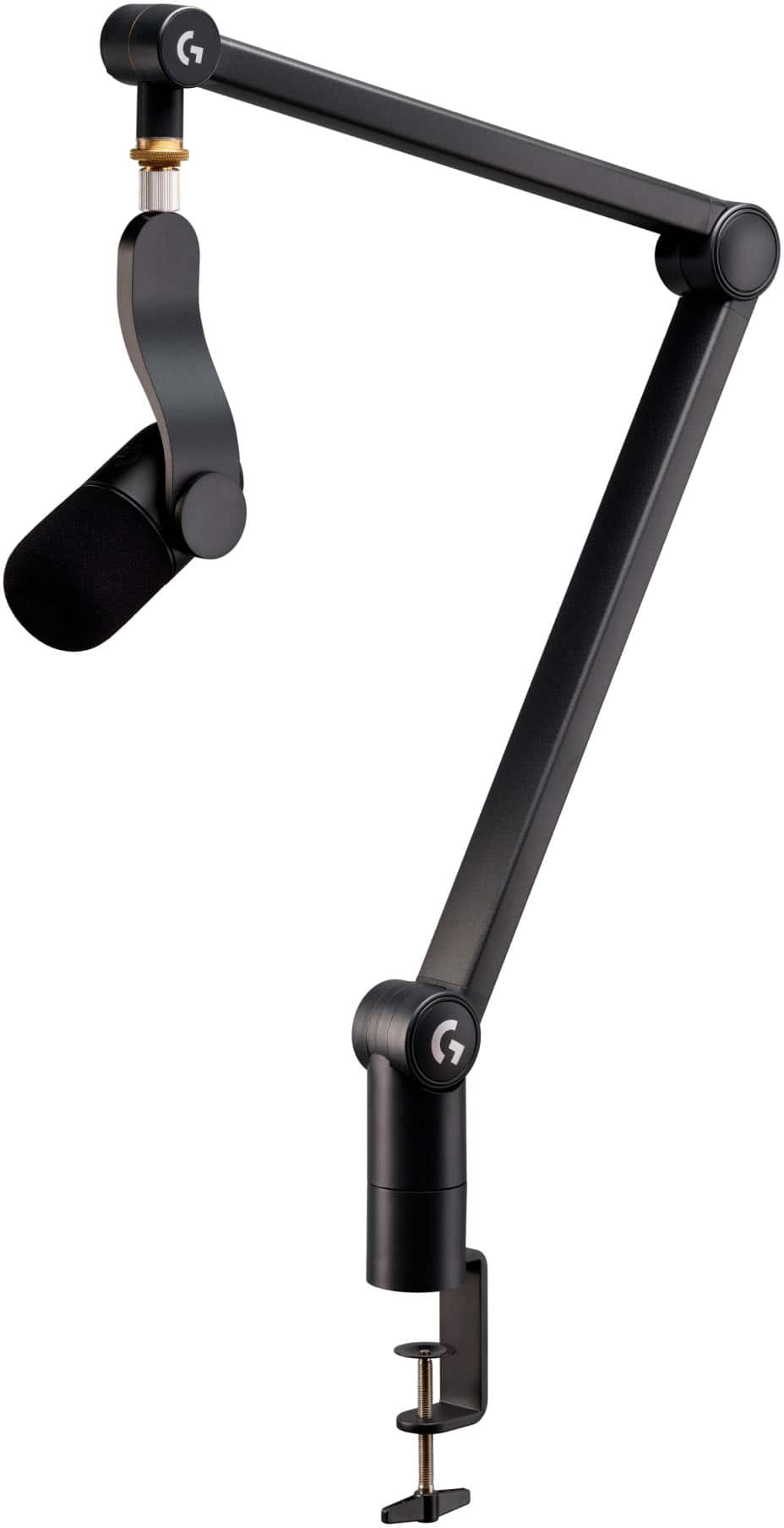 Logitech - Yeticaster GX Dynamic LIGHTSYNC RGB Gaming Microphone and Premium Broadcast Boom Arm - Black product image