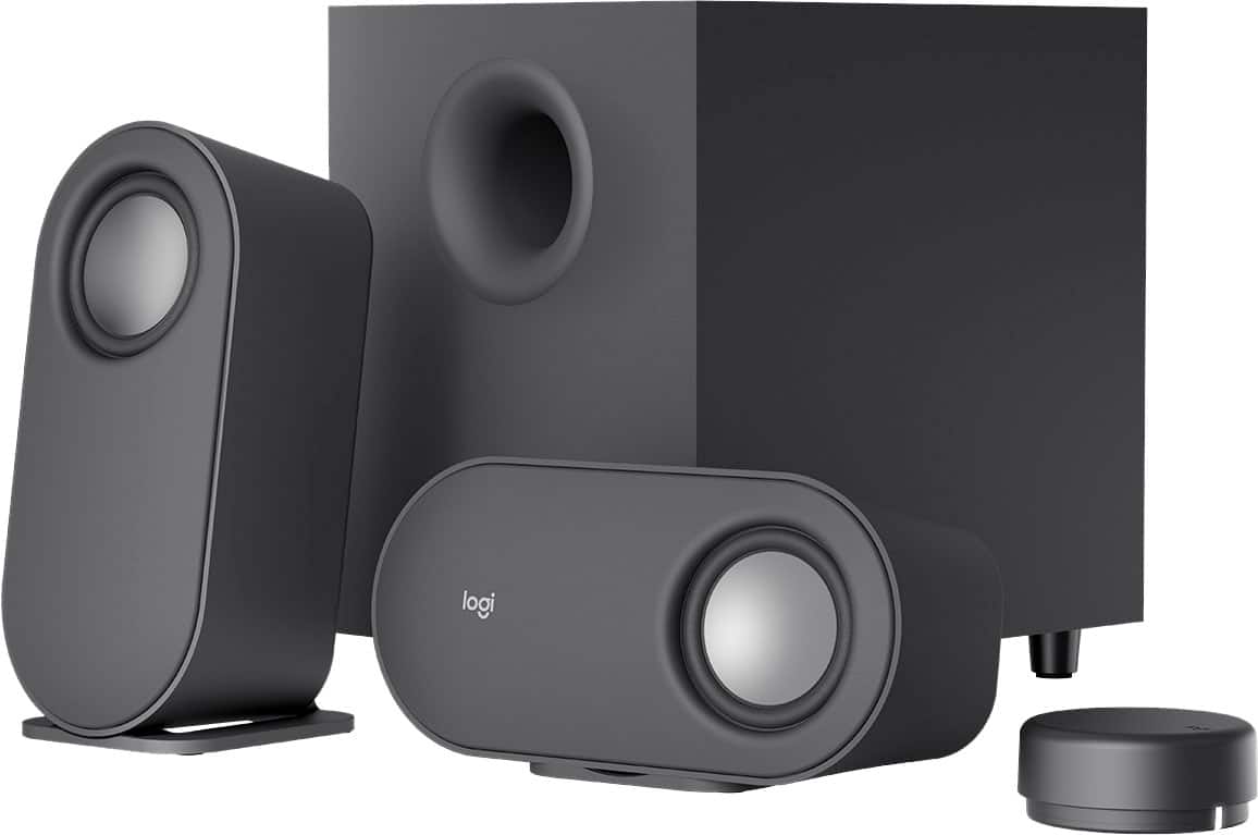 Logitech - Z407 2.1 Bluetooth Computer Speaker System with Wireless Control (3-Piece) - Black product image