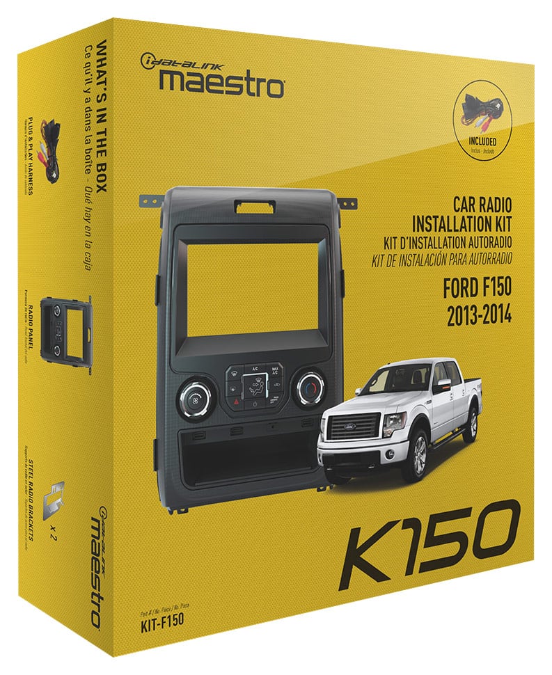 Maestro - Dash Kit for 2013-2014 Ford F-150 Vehicles - Black product image