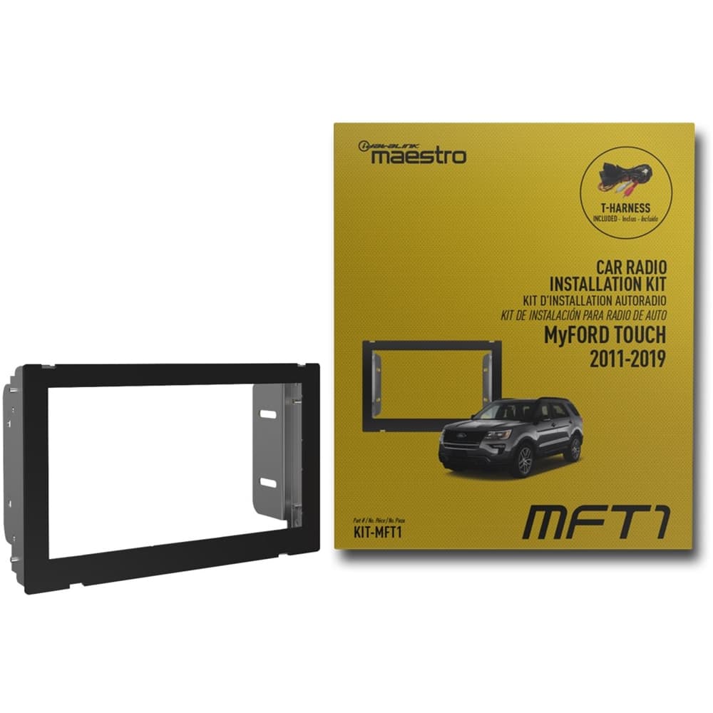 Maestro - Dash Kit for Select 2011-2023 Ford F-150 Mustang F-250/350/450/550 Ranger Escape DIN DDIN - Black product image