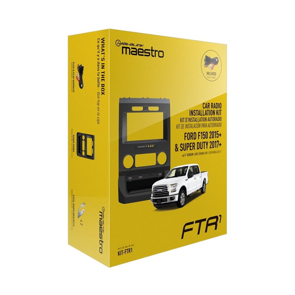 Maestro - Dash Kit for Select 2015 and Up Ford Vehicles - Black product image