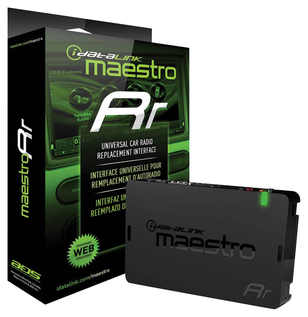 Maestro - Radio Replacement and Steering Wheel Interface for Select Vehicles - Black product image