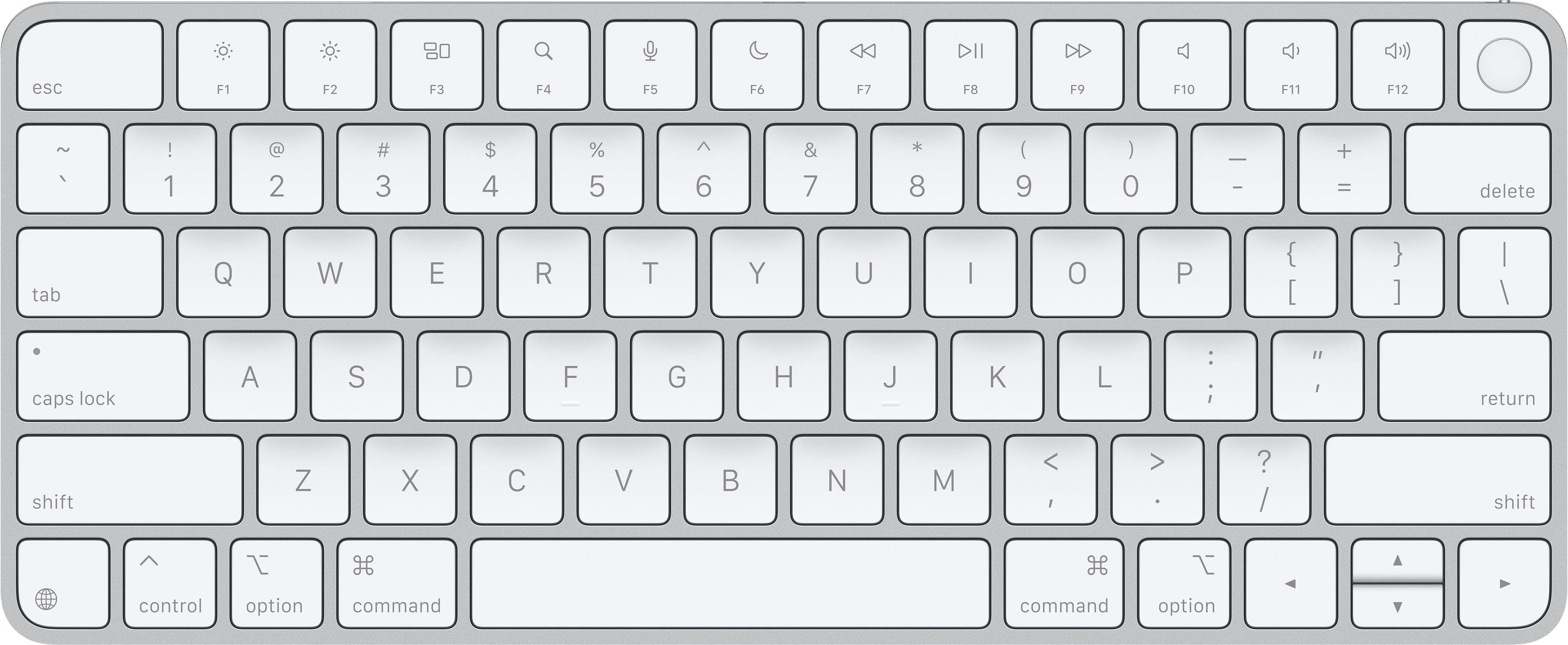 Magic Keyboard (USB-C) with Touch ID for Mac models with Apple silicon - White product image