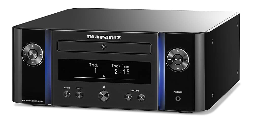 Marantz - M-CR612 Network CD Receiver, Wi-Fi, Bluetooth, AirPlay2 & HEOS Connectivity, Compatible with Amazon Alexa - Black…