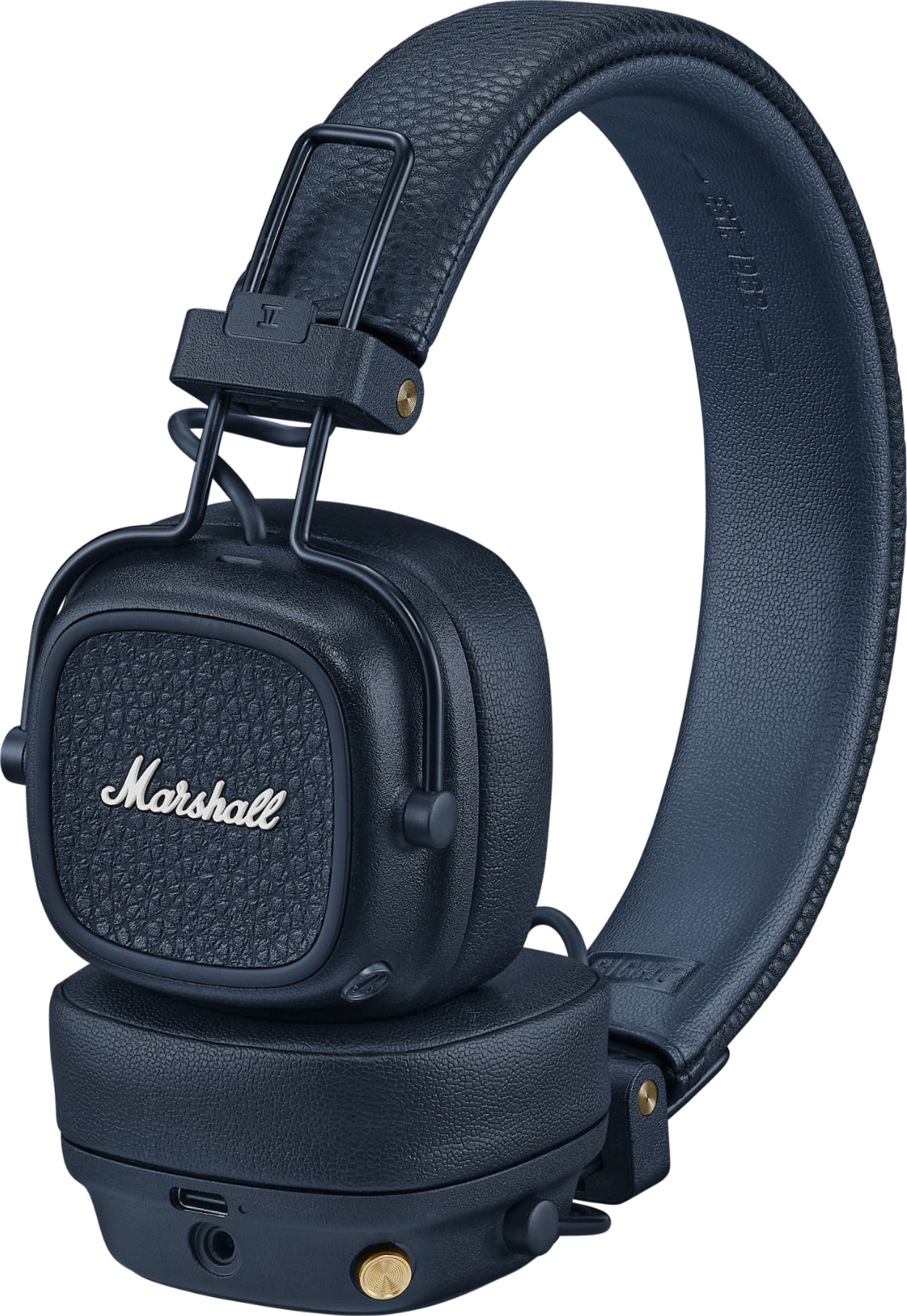 Marshall - Major V Wireless On-Ear Bluetooth Headphones with Lightweight Foldable Design and Microphone for Calls - Black pr…