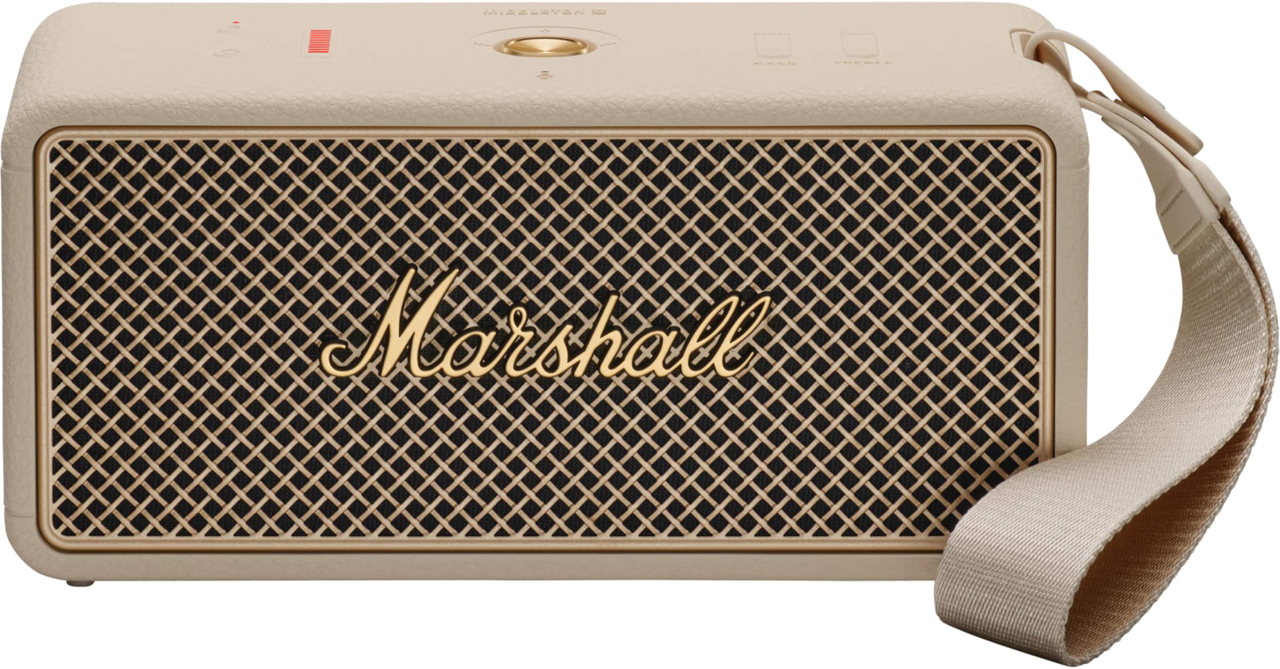 Marshall - Middleton II Portable Bluetooth Speaker with Rugged Waterproof / Dust-proof Wireless Design - Black/Brass product…